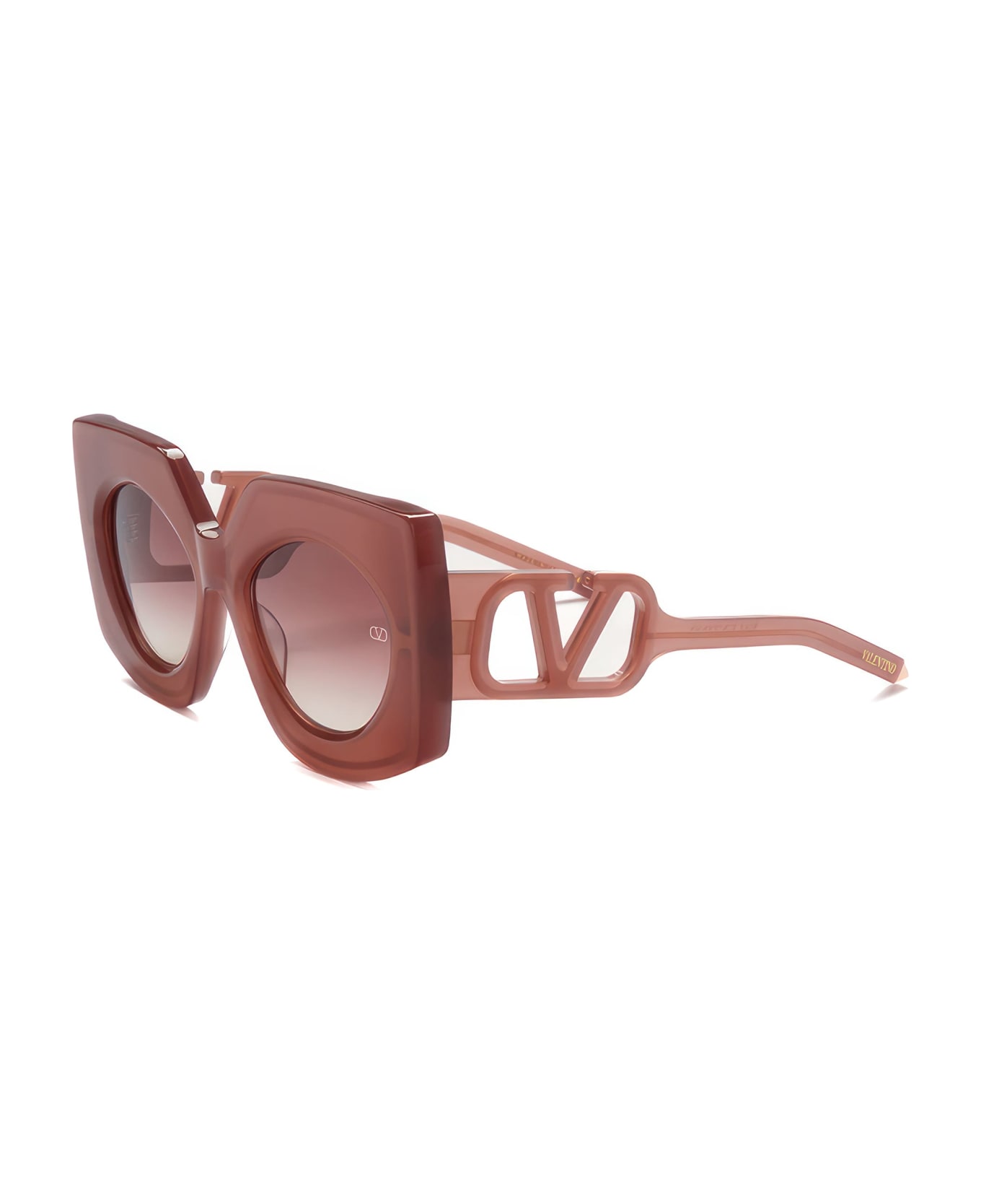 Valentino Eyewear V-soul - Pink / Gold Sunglasses - Black