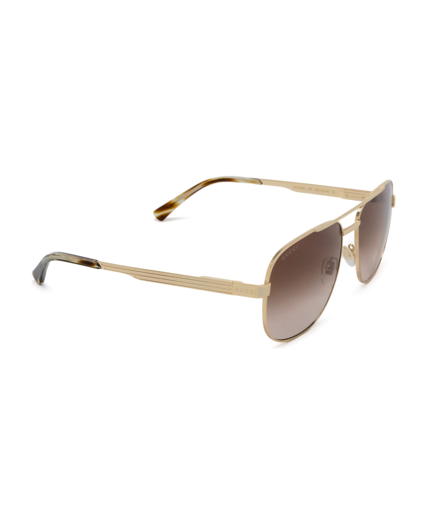 Gucci Eyewear Gg1223s Gold Sunglasses Italist