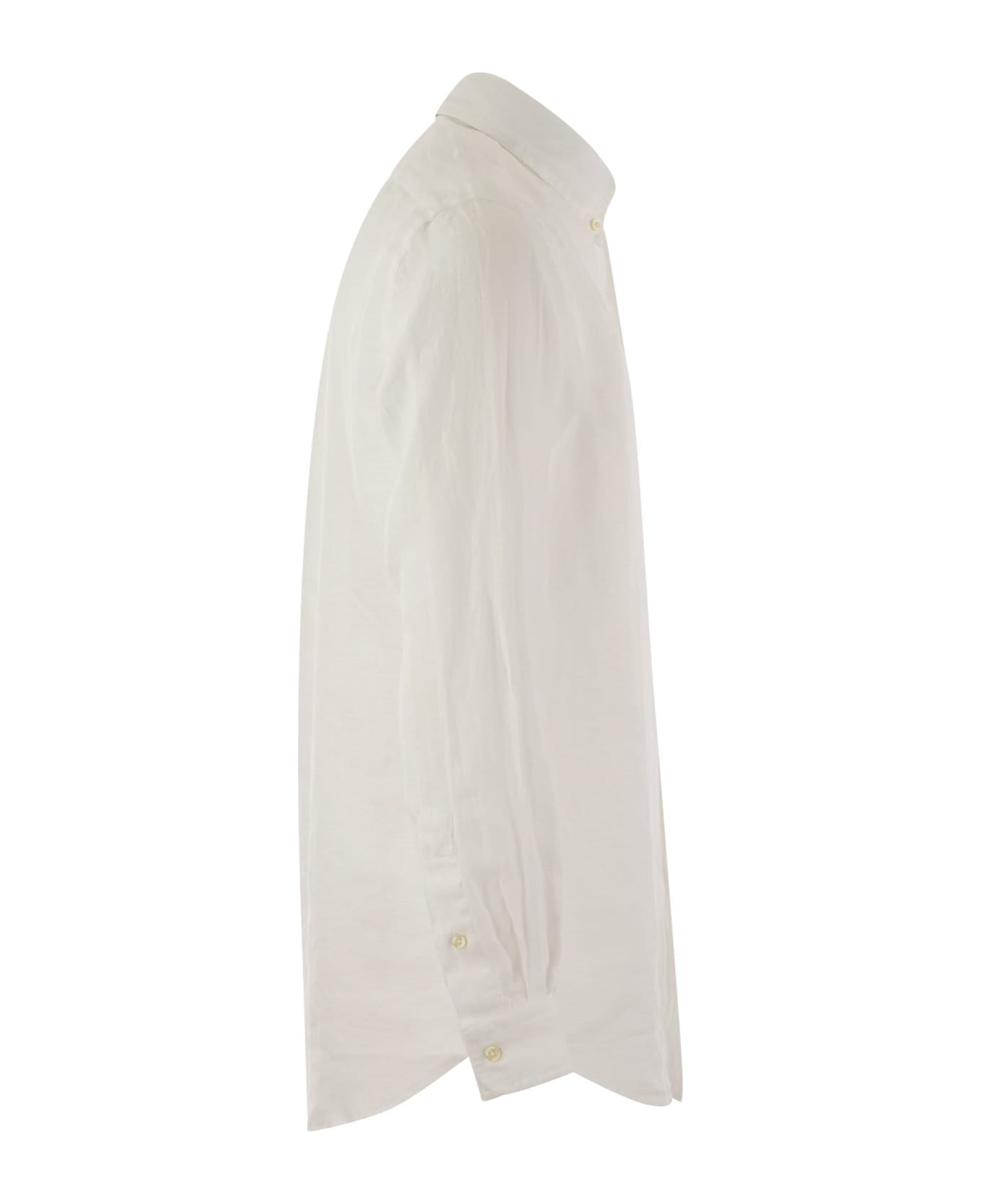 Polo Ralph Lauren 'classics' Linen Shirt - White シャツ