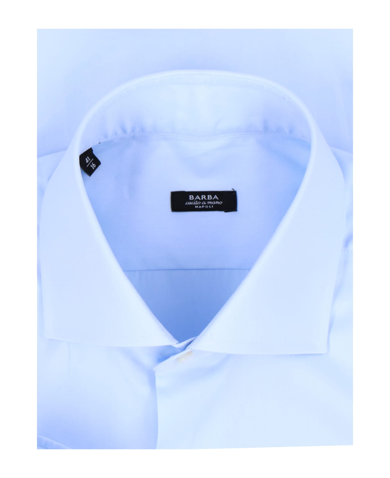 Barba Napoli Classic 'i' Shirt - Light Blue