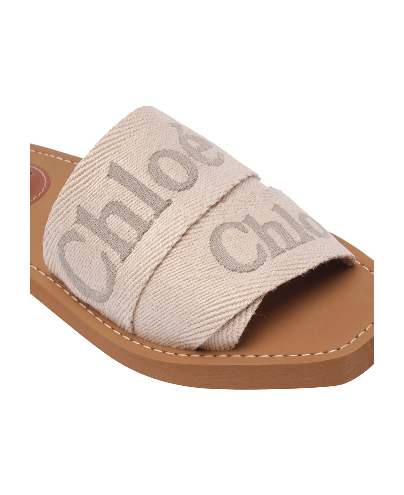 Chloé Woody Sandals - Beige