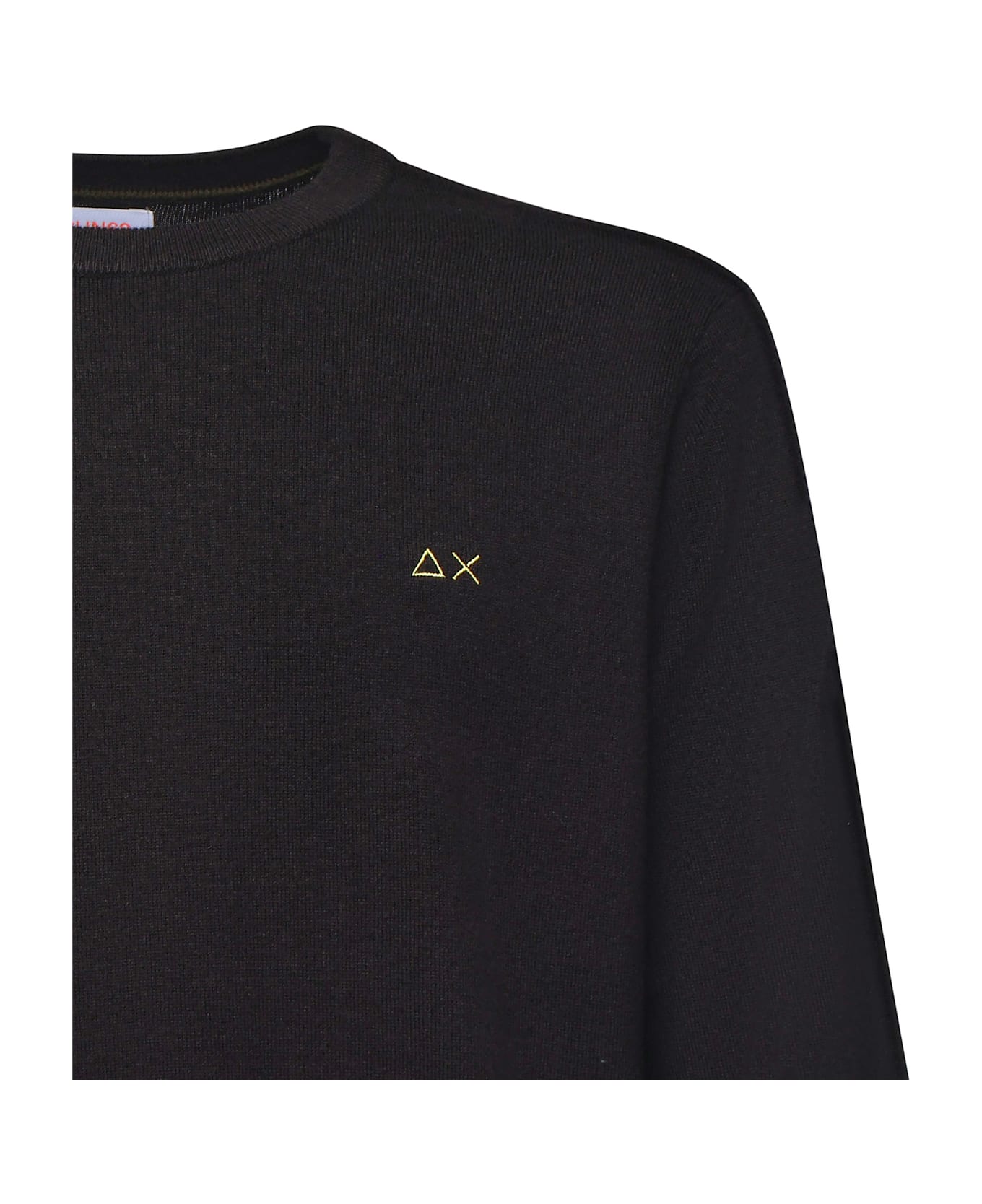Sun 68 Wool Blend Sweater - Black