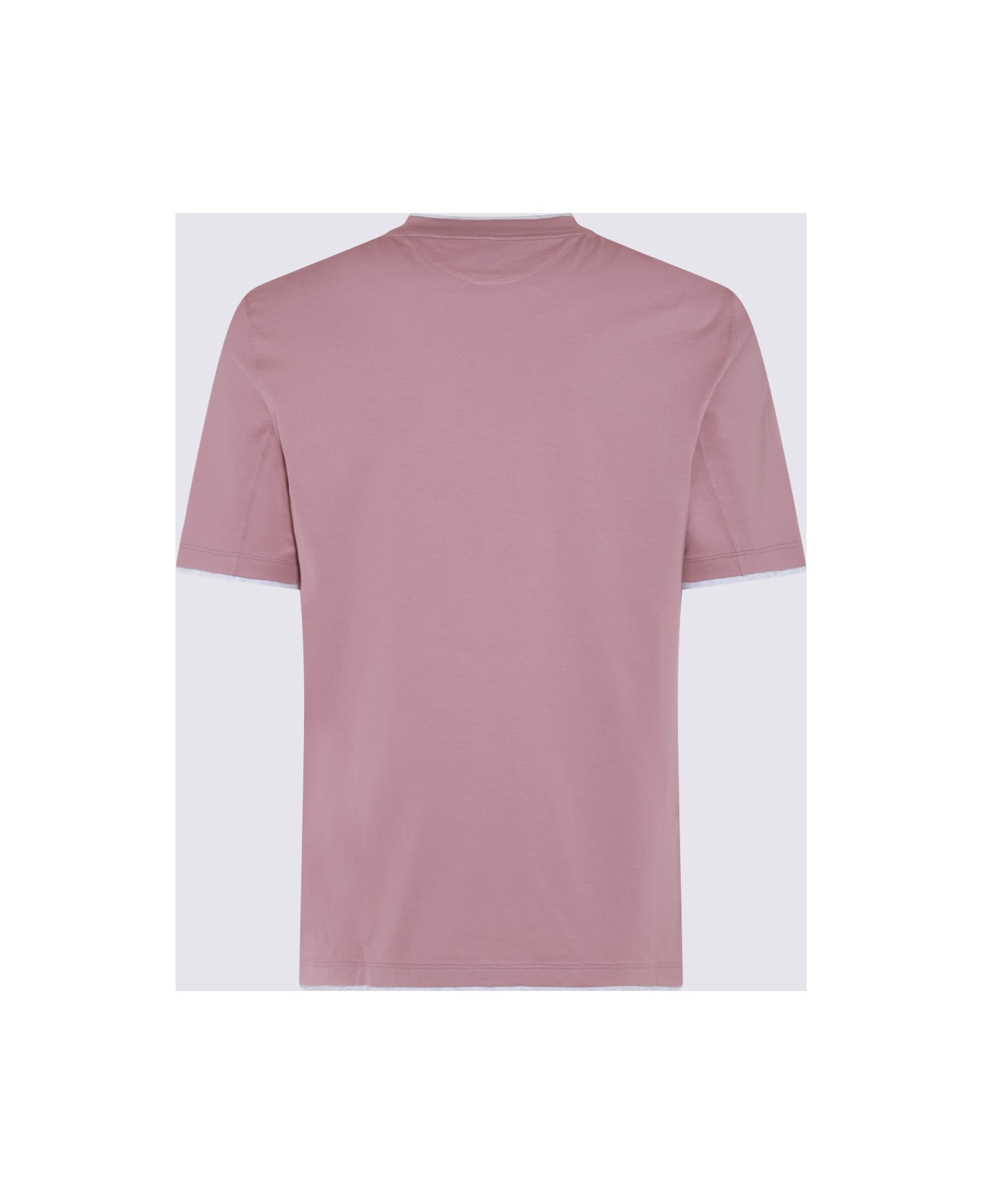 Brunello Cucinelli Light Pink Cotton T-shirt - Pink