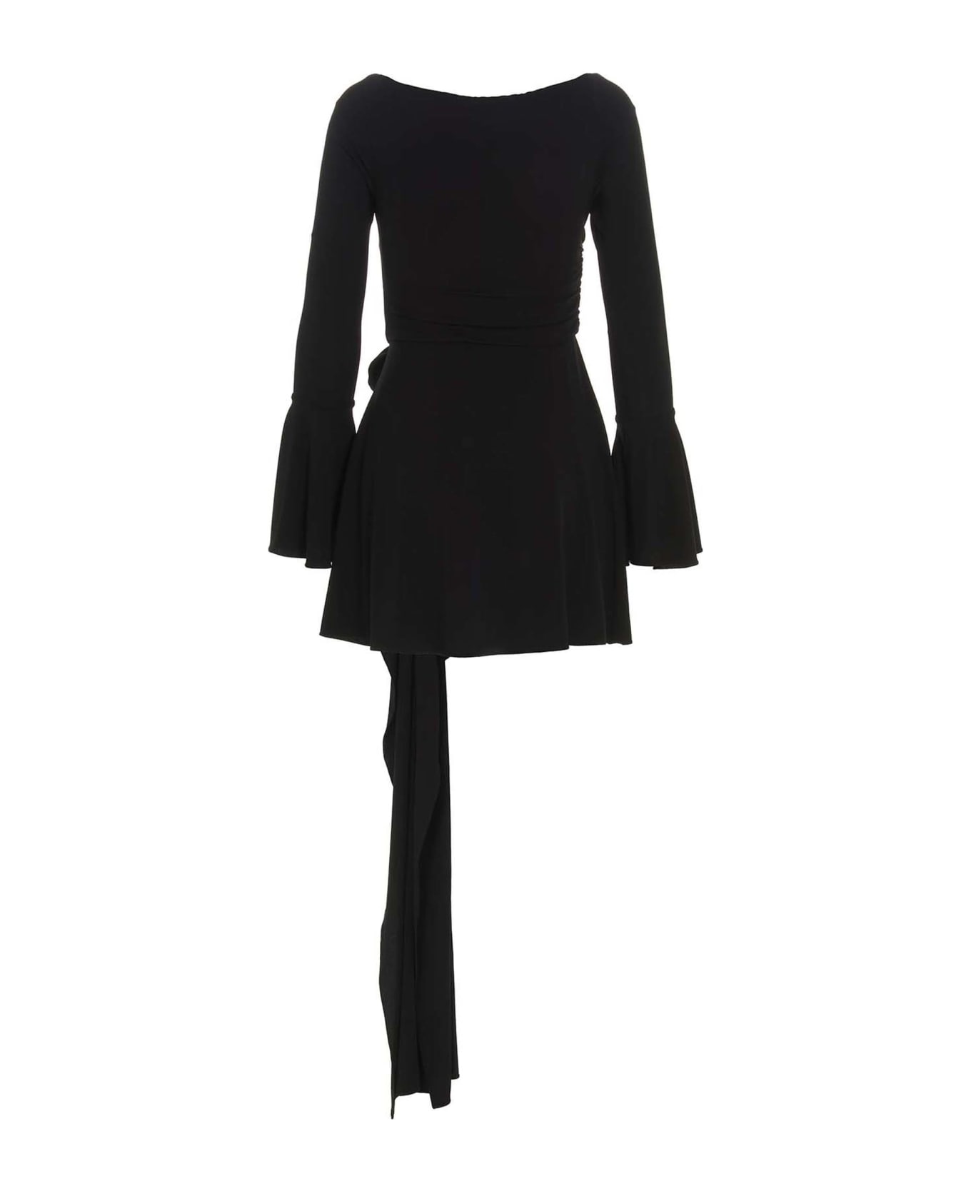 Magda Butrym Floral Detail Minidress - Black ワンピース＆ドレス