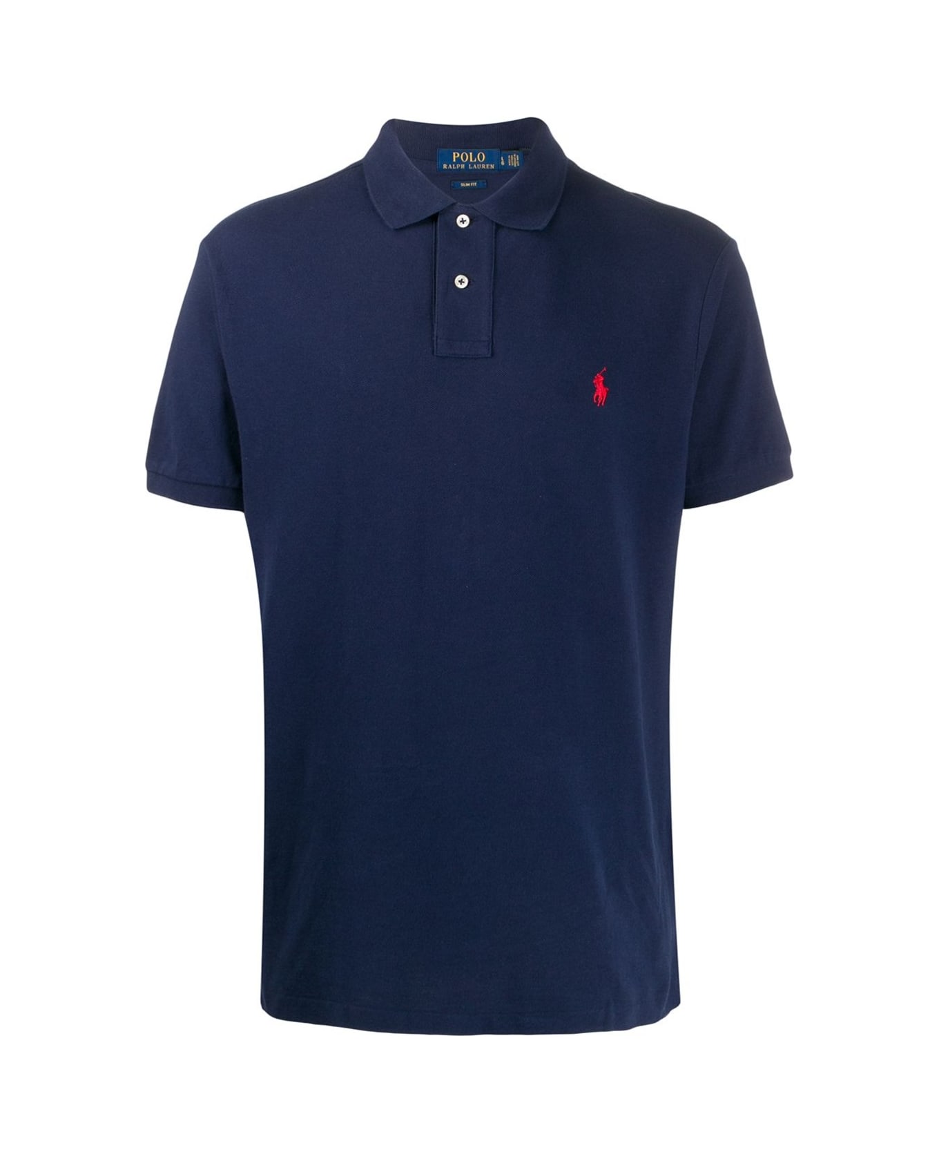 Polo Ralph Lauren Blue Polo Shirt With Logo Polo Ralph Lauren - Blu