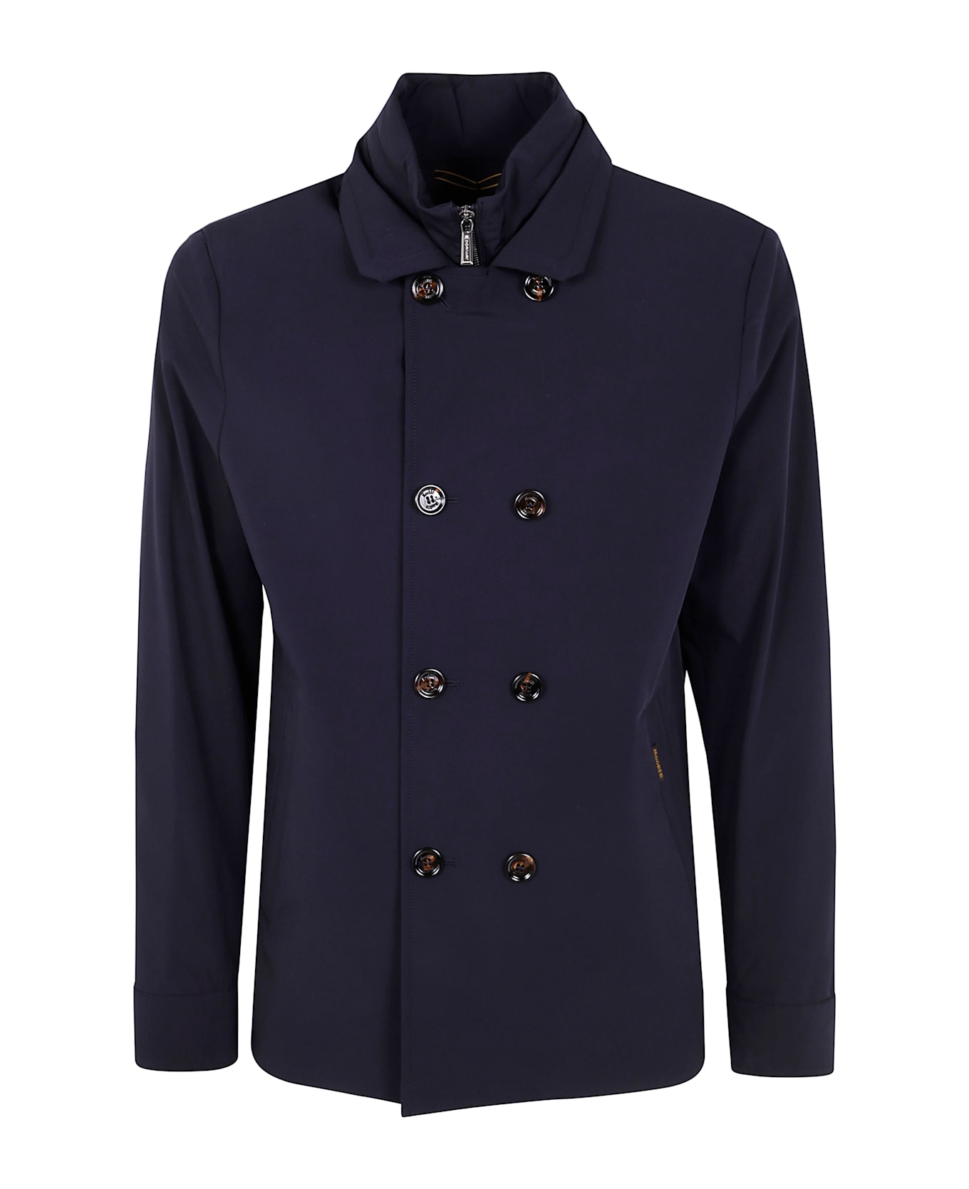 Moorer Volmer-kn Double-breasted Jacket - Dark Blue