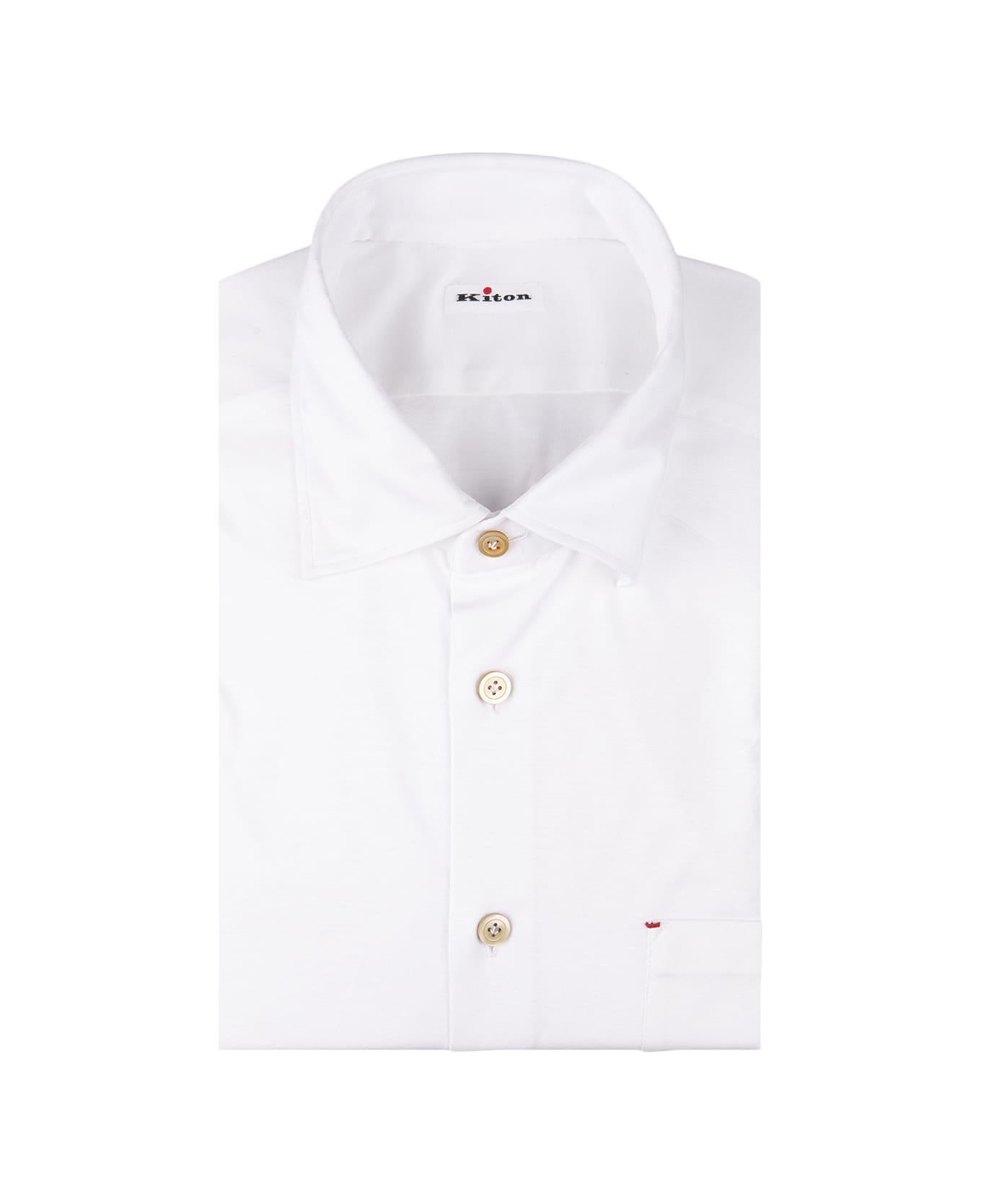 Kiton White Nerano Shirt - White シャツ
