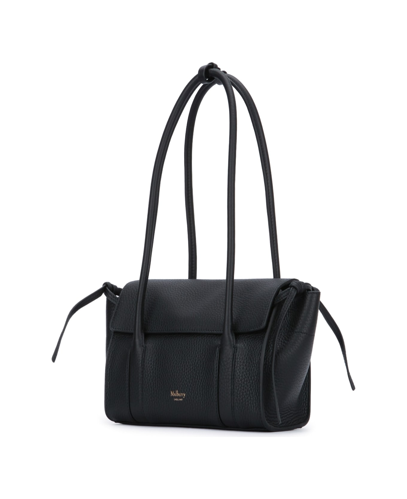 Mulberry Mini Soft Bayswater Heavy Grain - BLACK