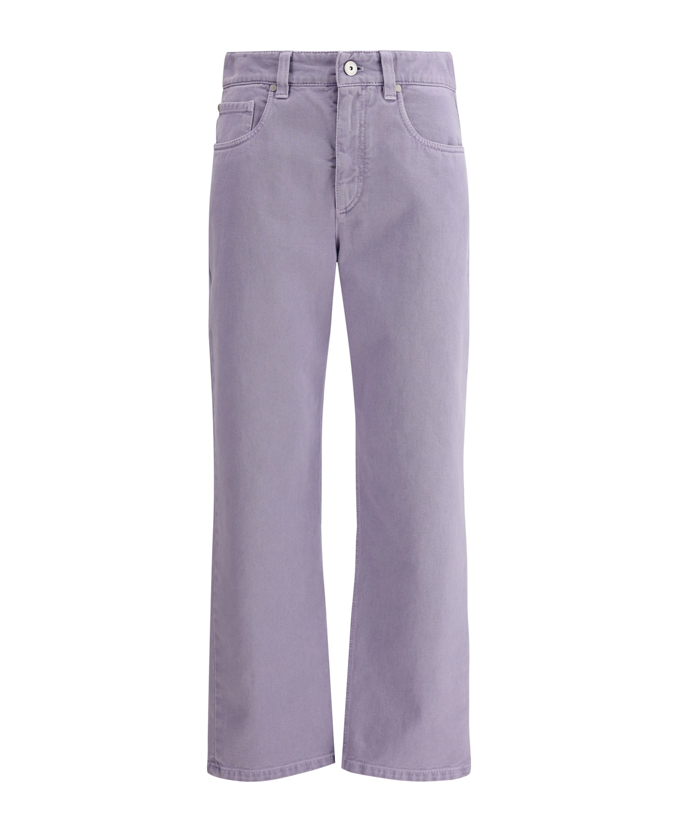 Brunello Cucinelli Straight Dyed Jeans - Purple Ash