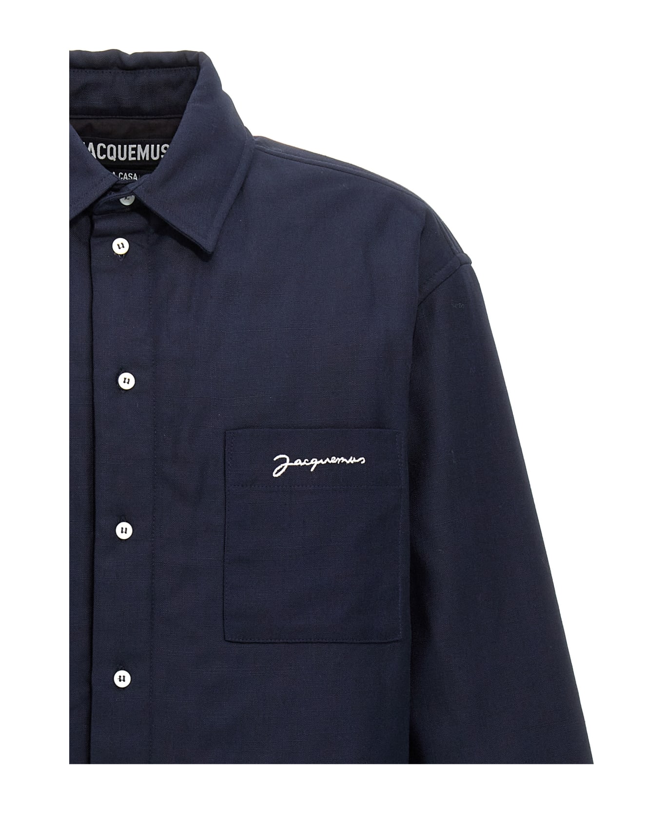 Jacquemus 'la Chemise Boulanger' Overshirt - Blue