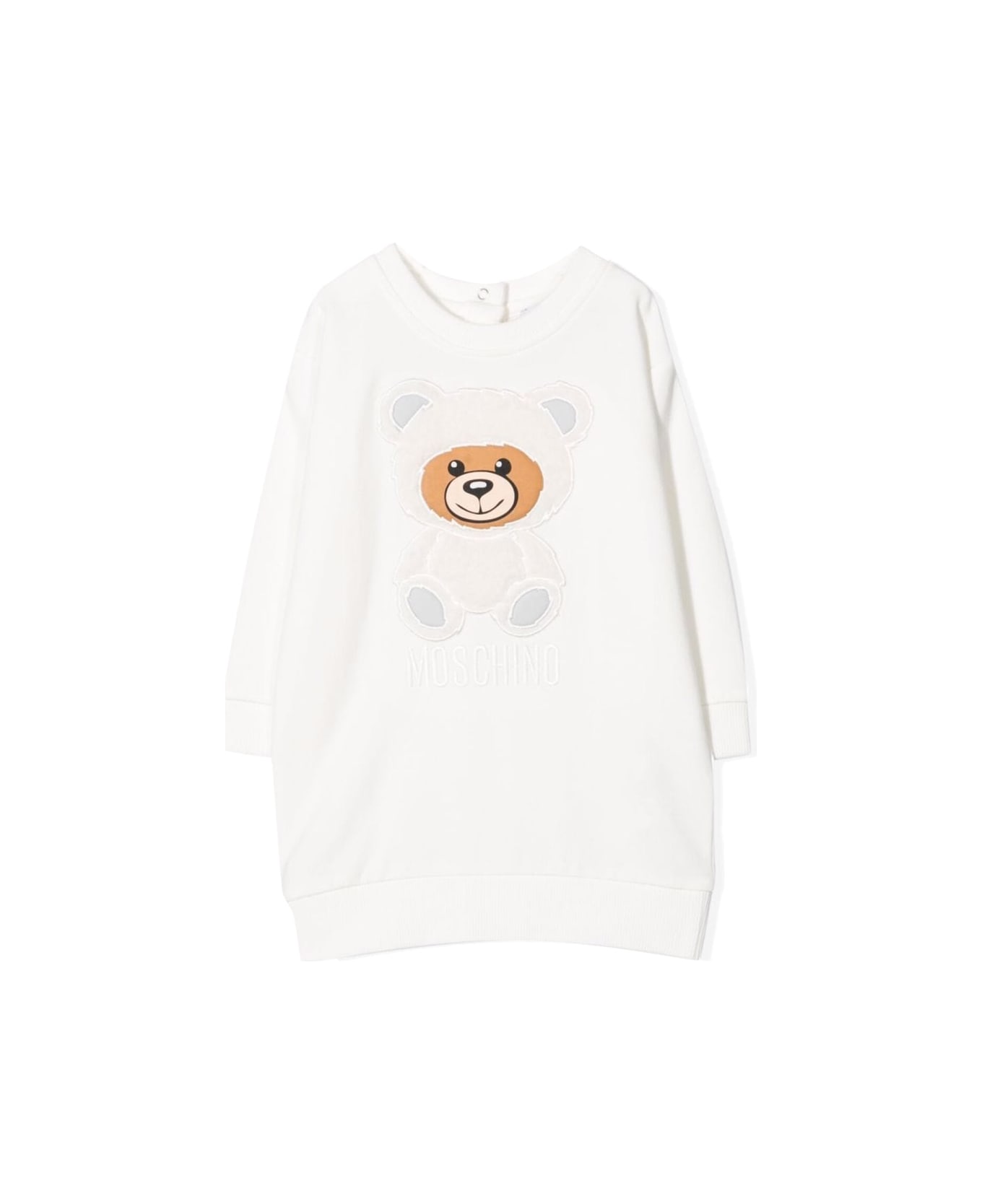 Moschino Abito A Felpa Con Teddy Bear - GREY