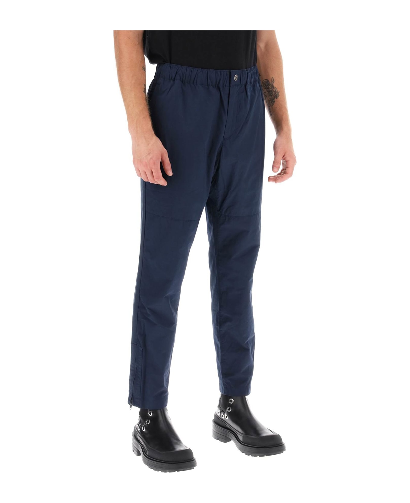 Ksubi 'axiom' Pants In Technical Cotton - NAVY (Blue)
