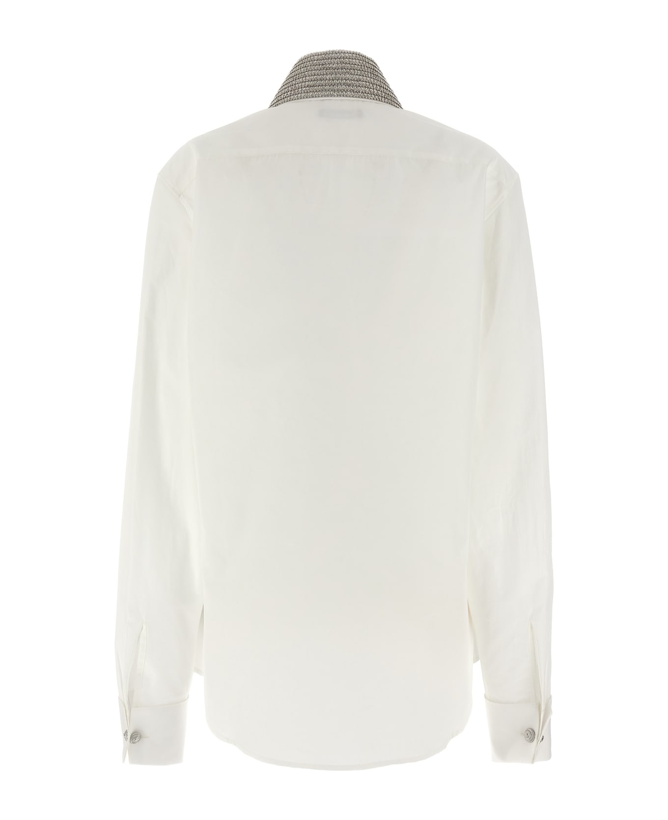 Balmain Jewel Collar Shirt - White シャツ