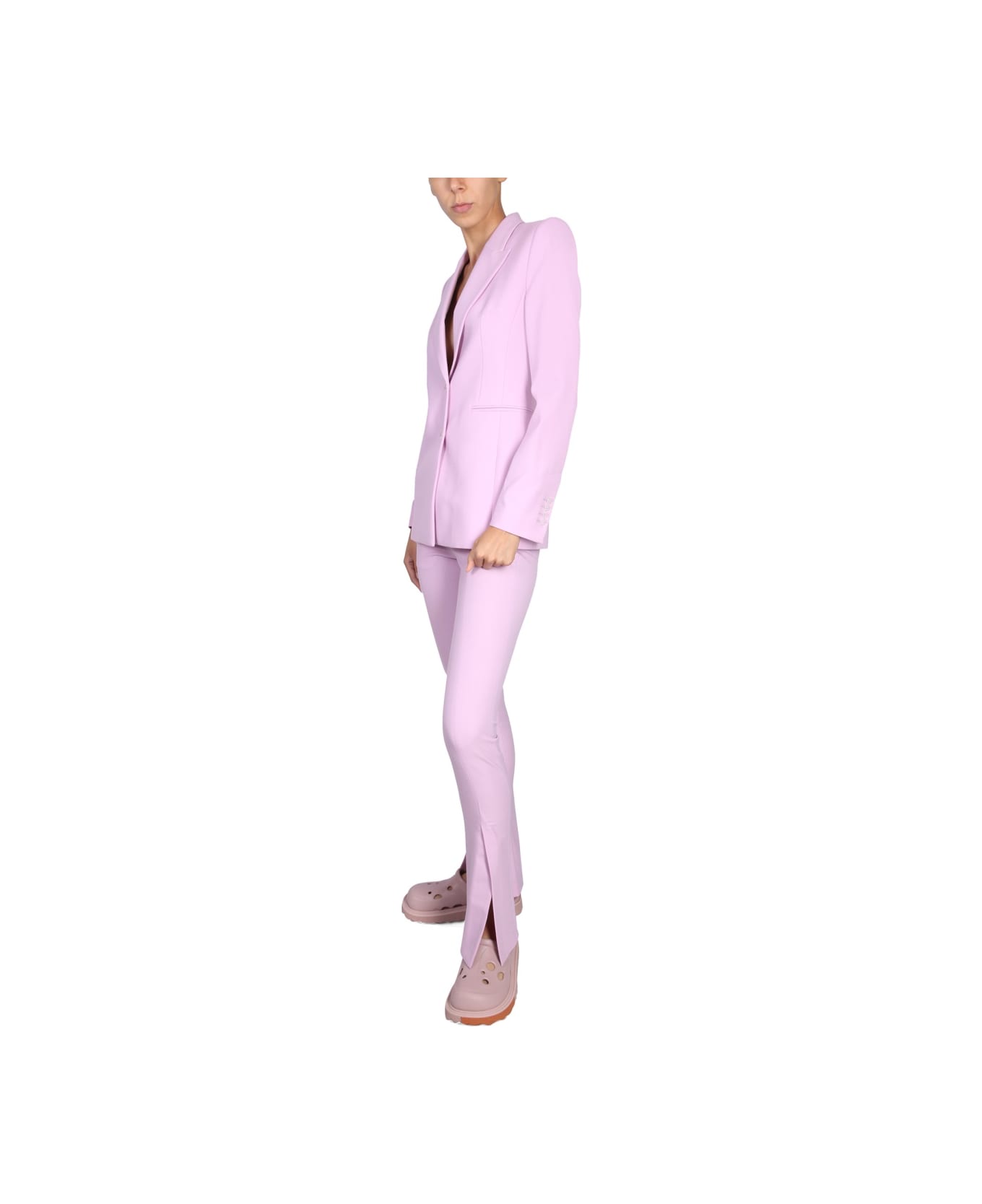 Off-White Single-breasted Jacket - LILAC