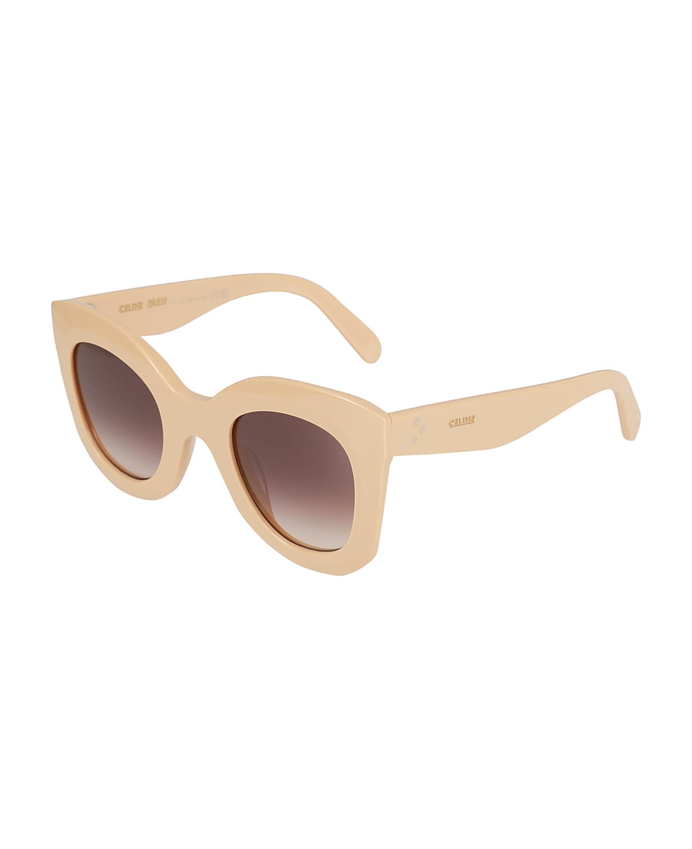 Celine Cat-eye Thick Sunglasses - Black