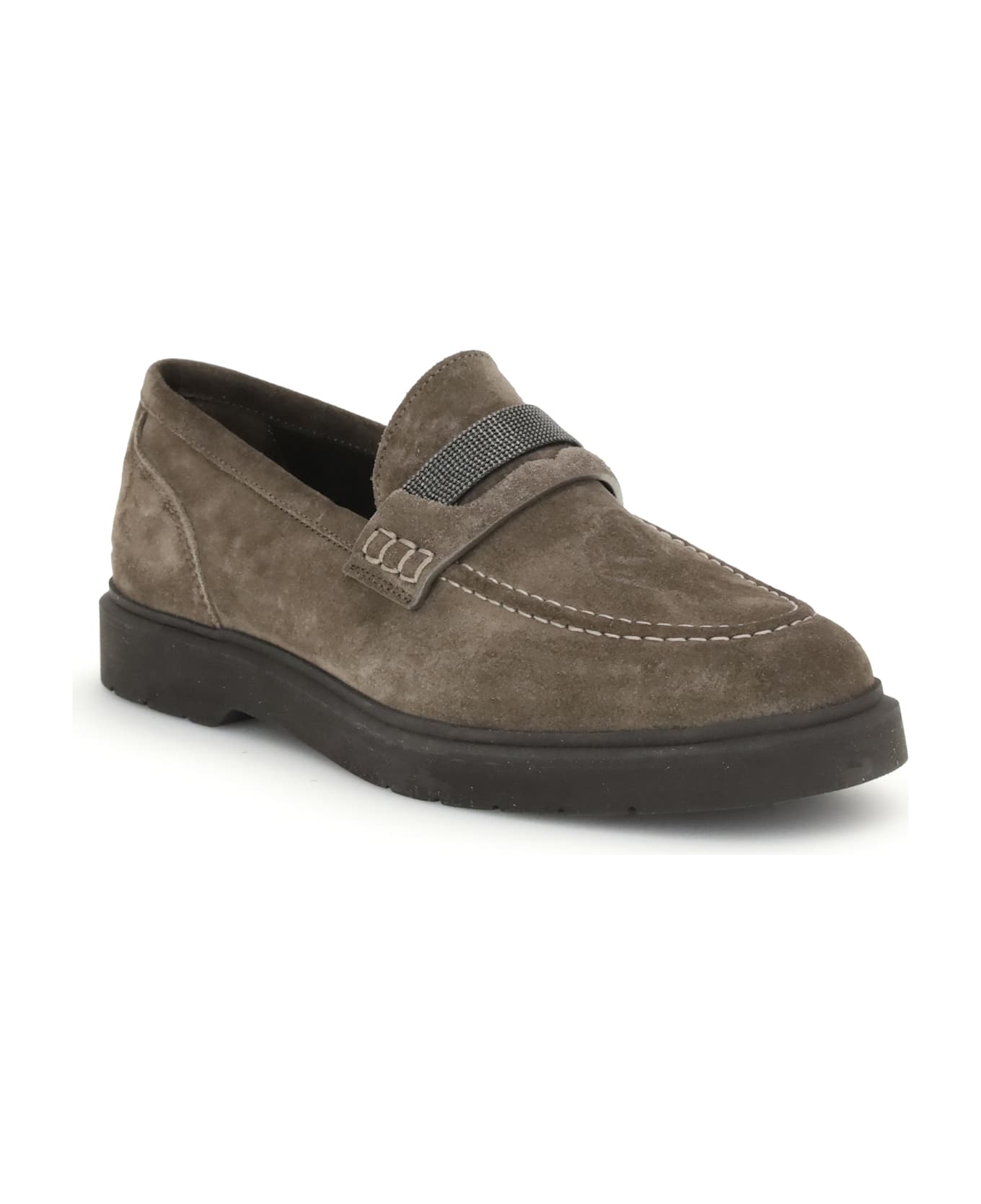 Brunello Cucinelli Leather Loafers