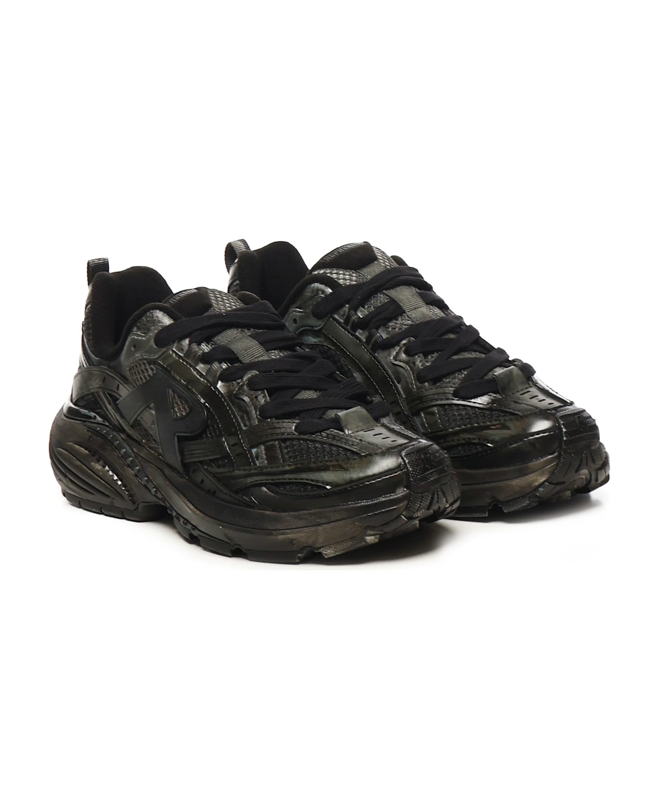 REPRESENT Storm Runner Sneakers - OFF BLACK