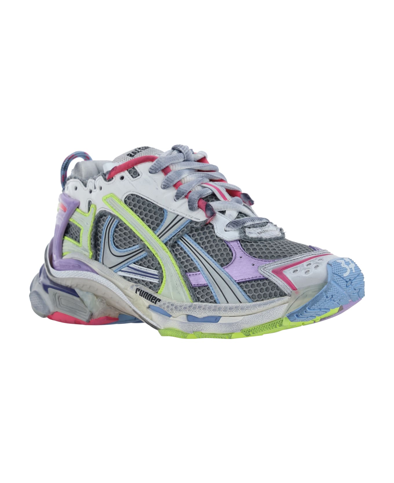 Balenciaga Runner Mesh Sneakers - MultiColour