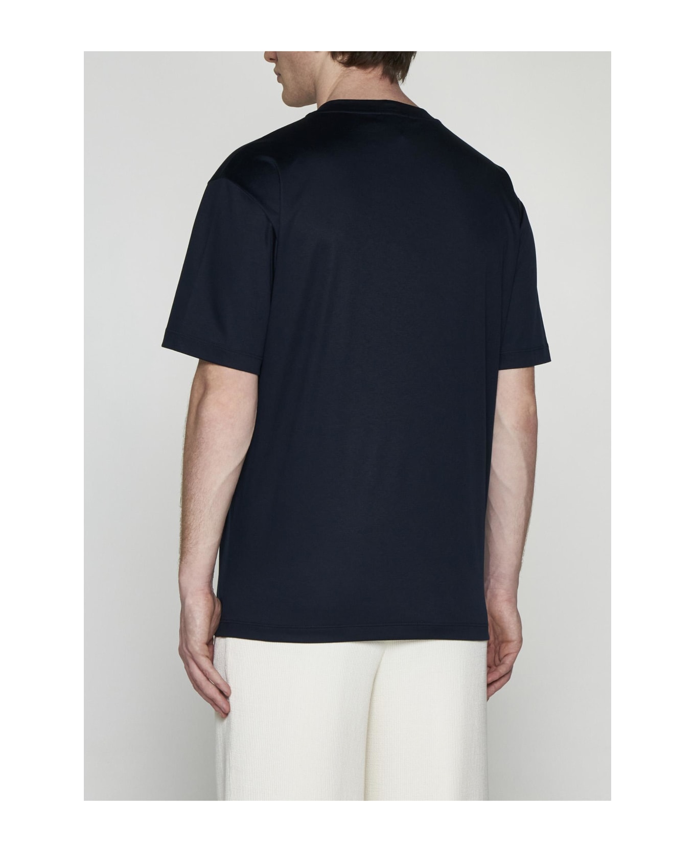 Giorgio Armani Logo Cotton T-shirt - Ubwf シャツ