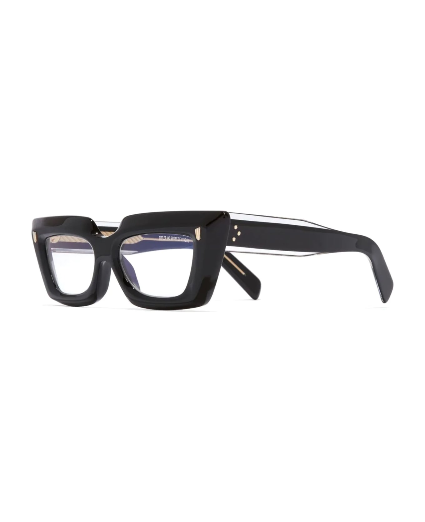 Cutler and Gross 1408 / Black Rx Glasses - Black アイウェア