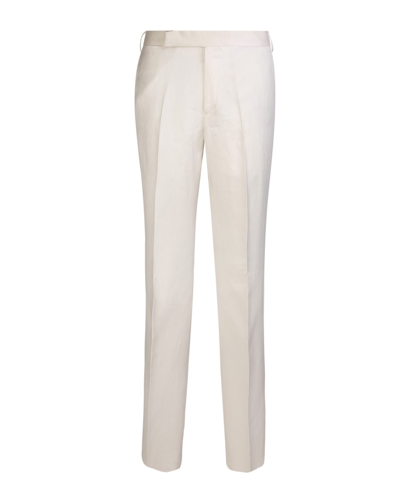 Lardini Linen Trousers - White