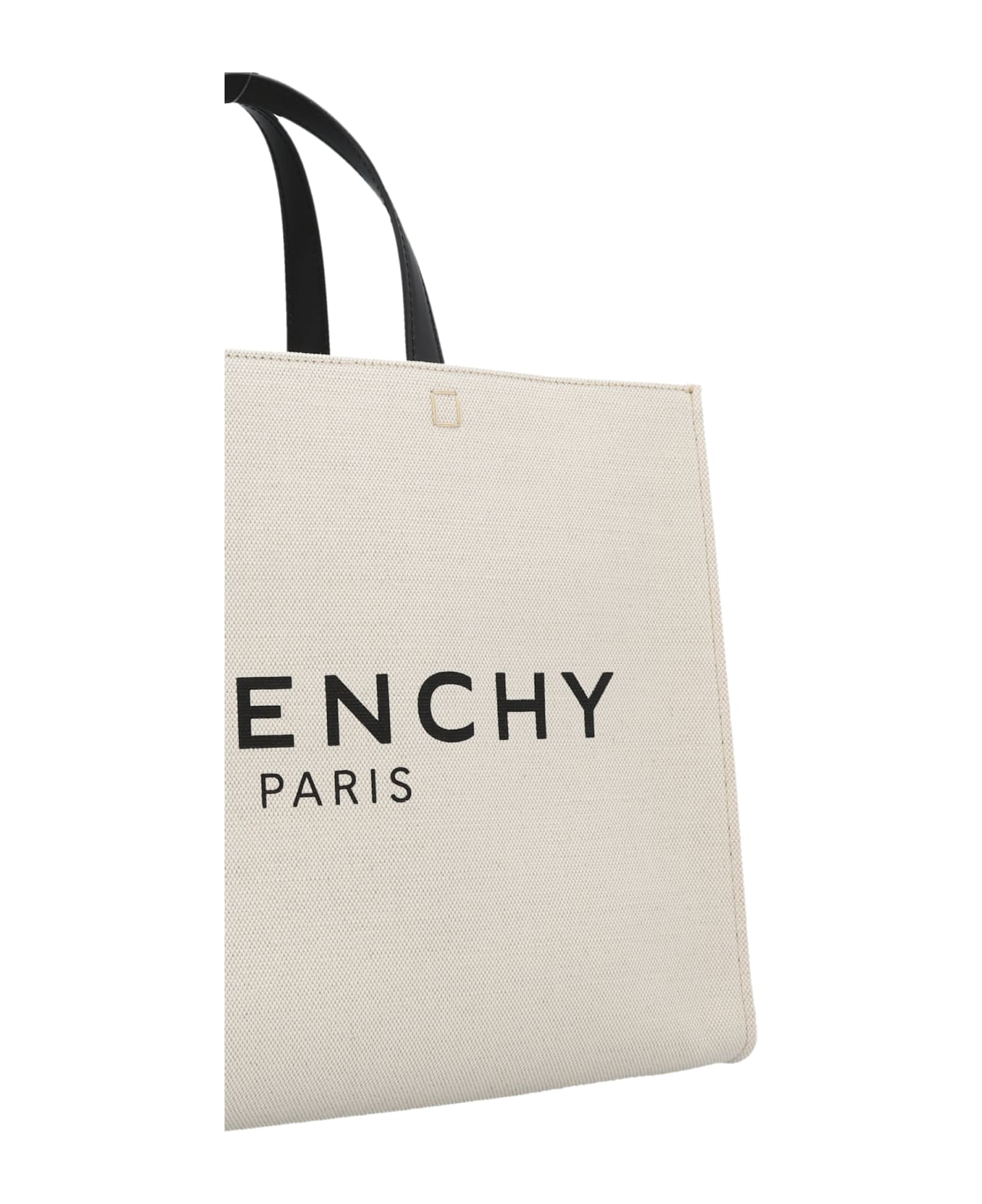 Givenchy 'g' Midi Shopping Bag - White/Black
