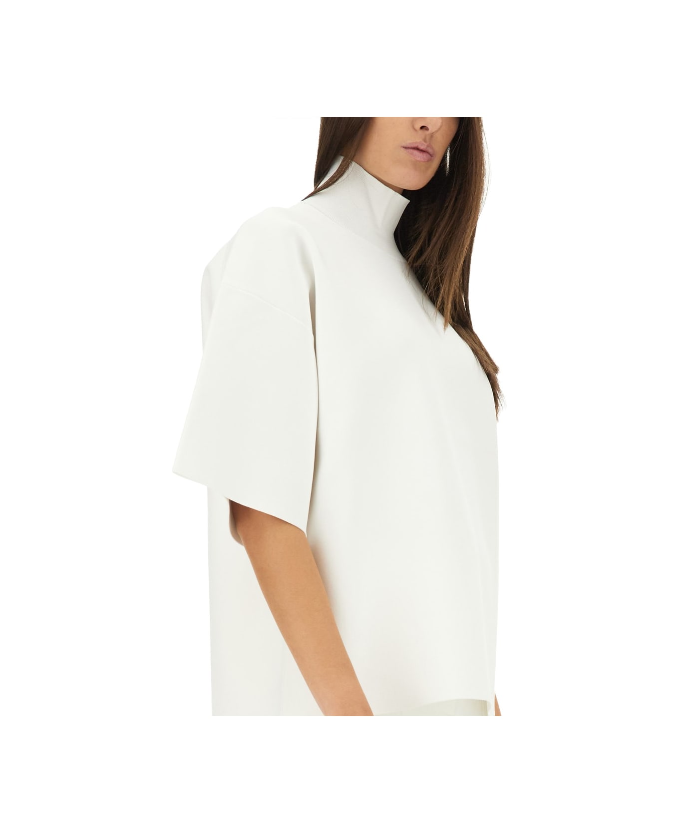 Theory Turtleneck Top - WHITE