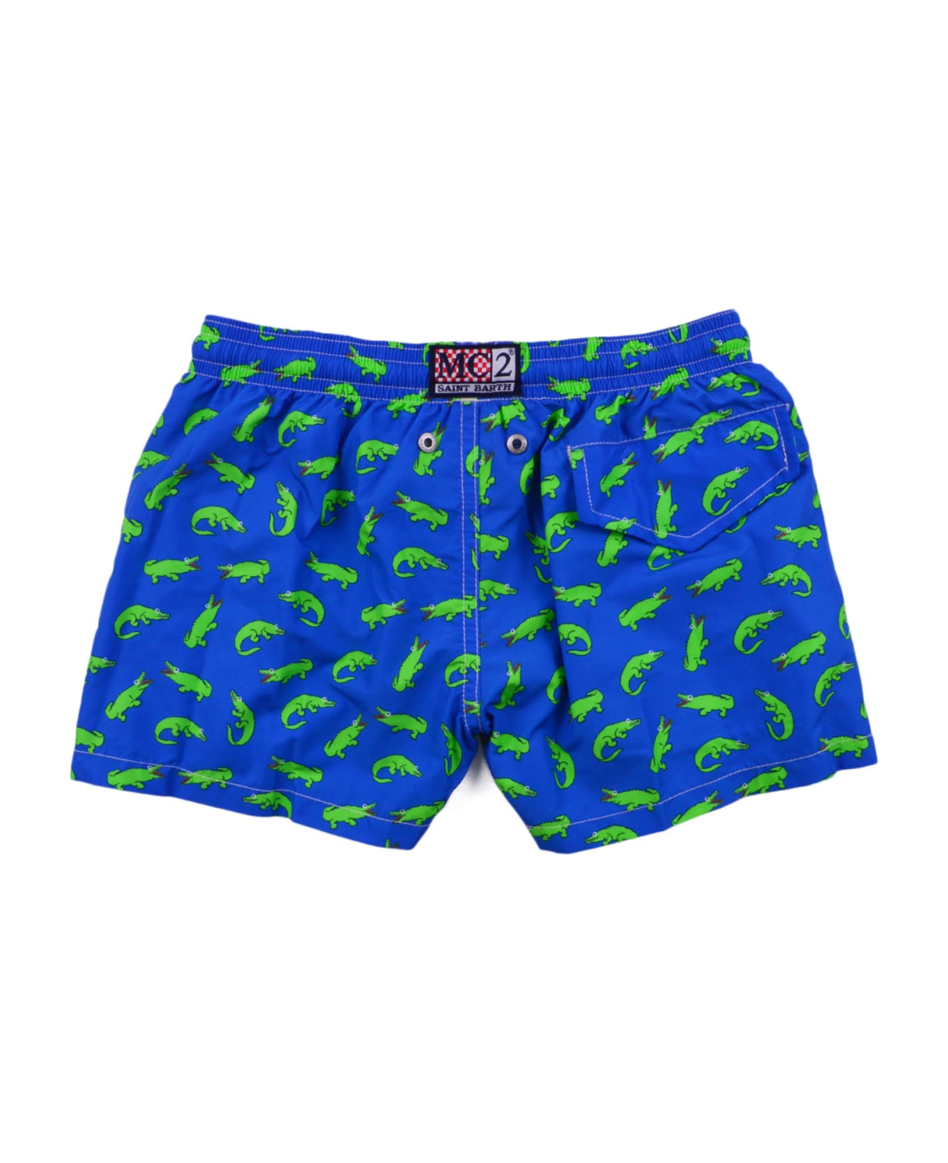 MC2 Saint Barth Shorts Swimsuit With Print - Blue ボトムス