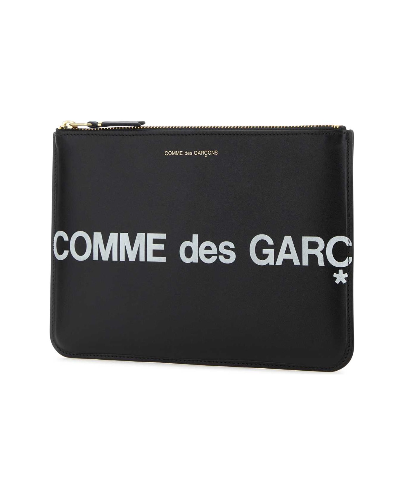 Comme des Garçons Black Leather Pouch - BLACK