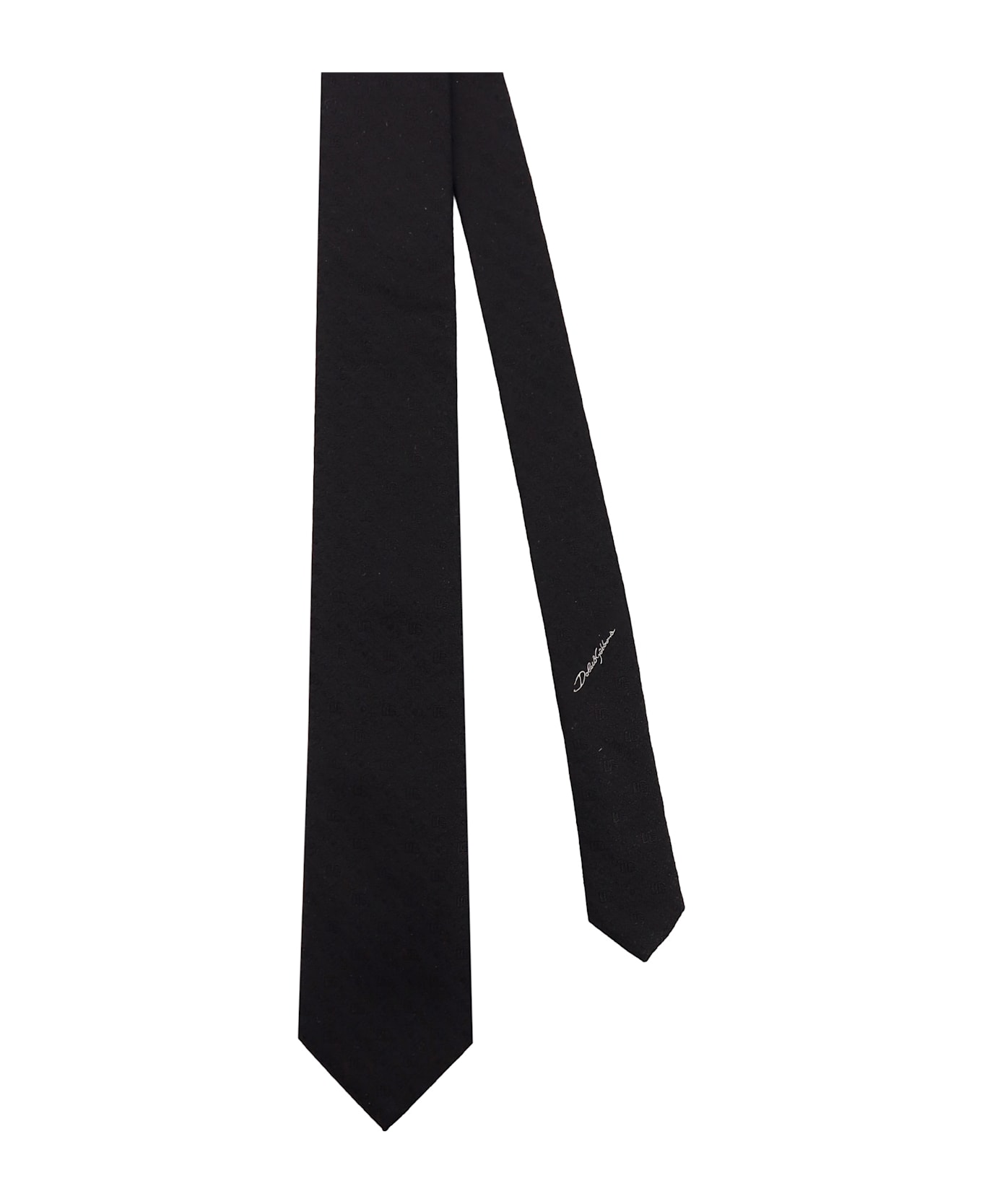 Dolce 
Gabbana Silk Tie - Black