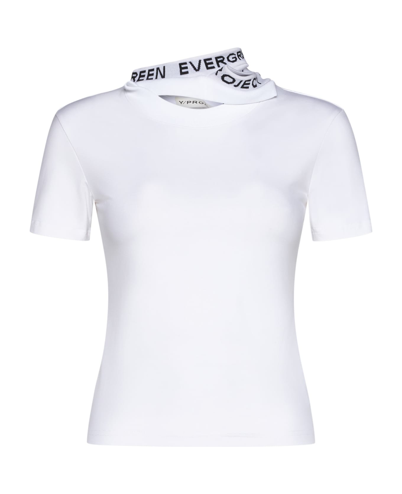 Y/Project T-Shirt - Evergreen white
