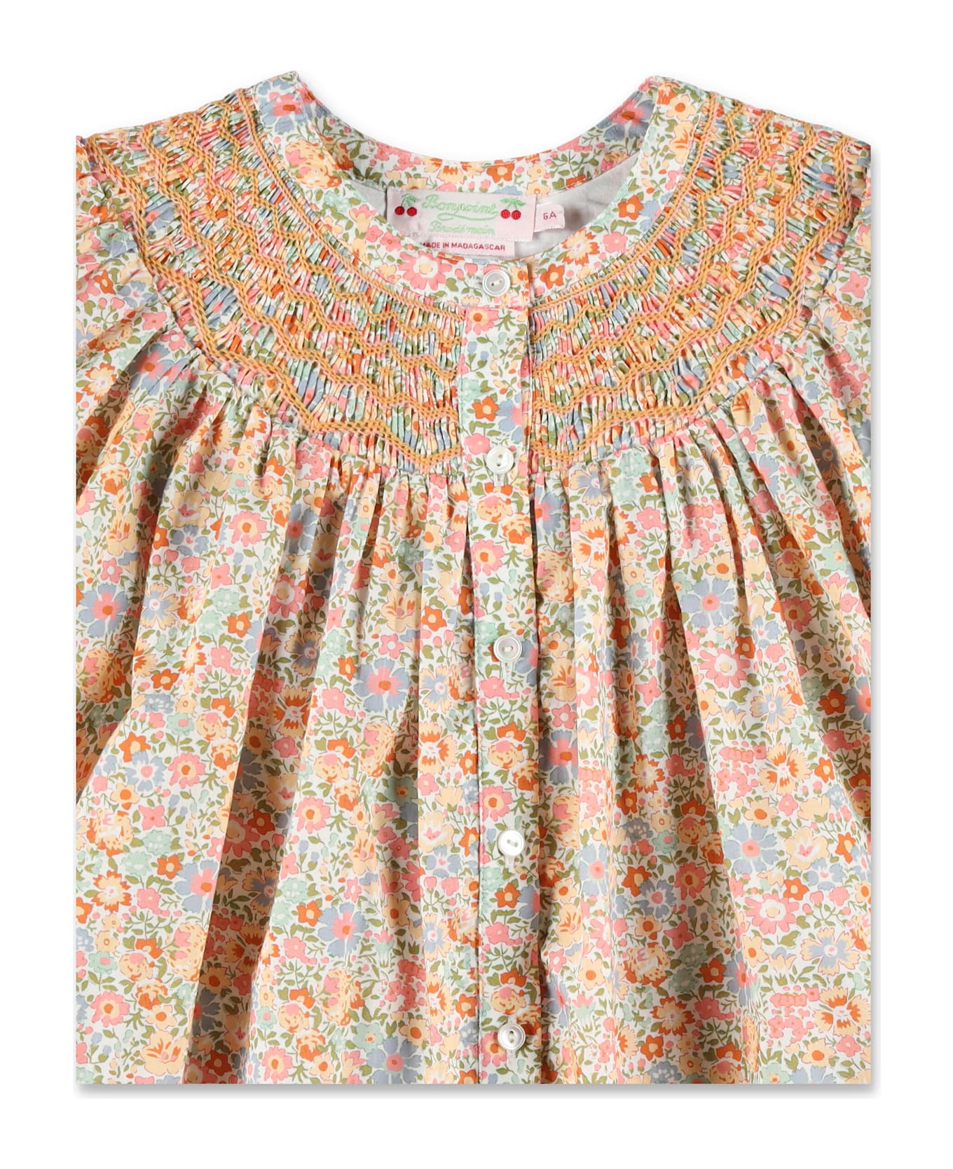 Bonpoint Kid - Elouane Smocked Blouse - FLORAL PRINT