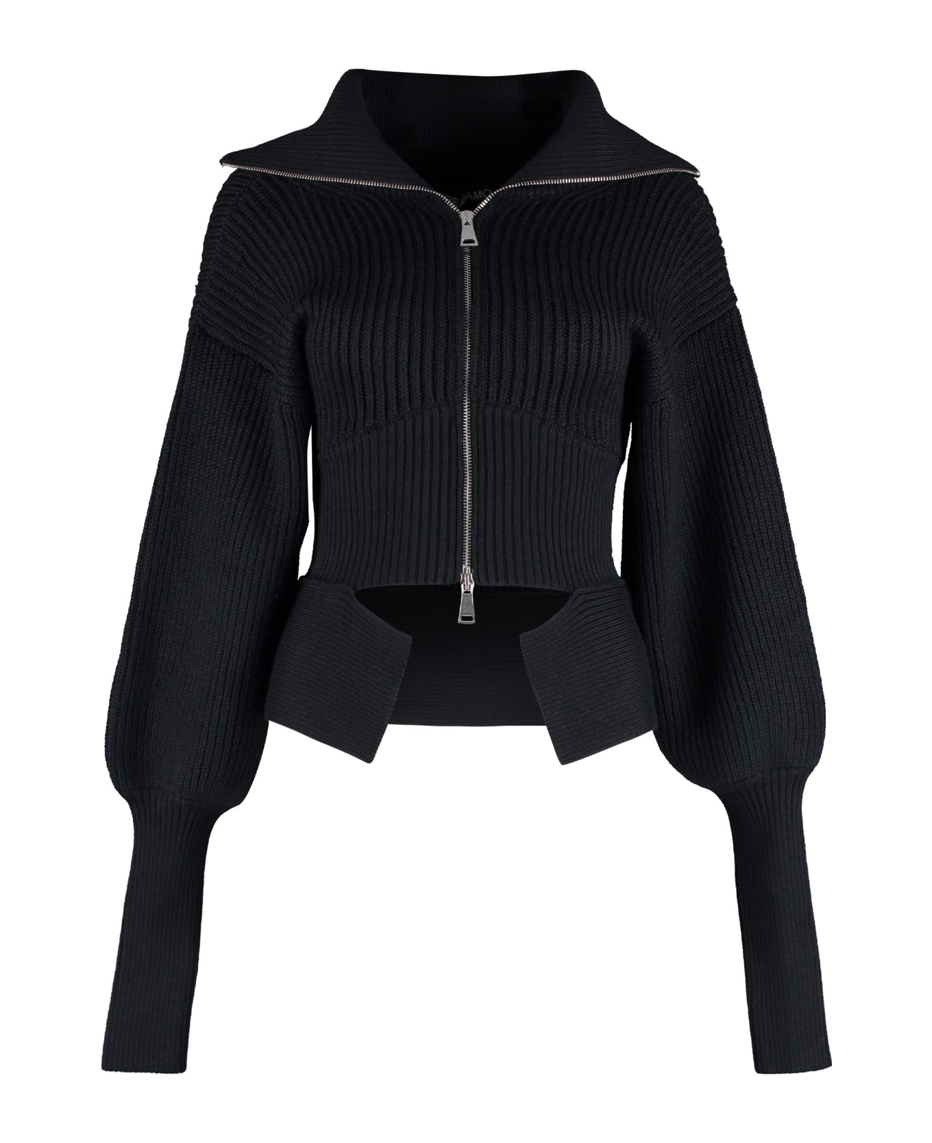 ANDREĀDAMO Turtleneck Merino Wool Sweater - black