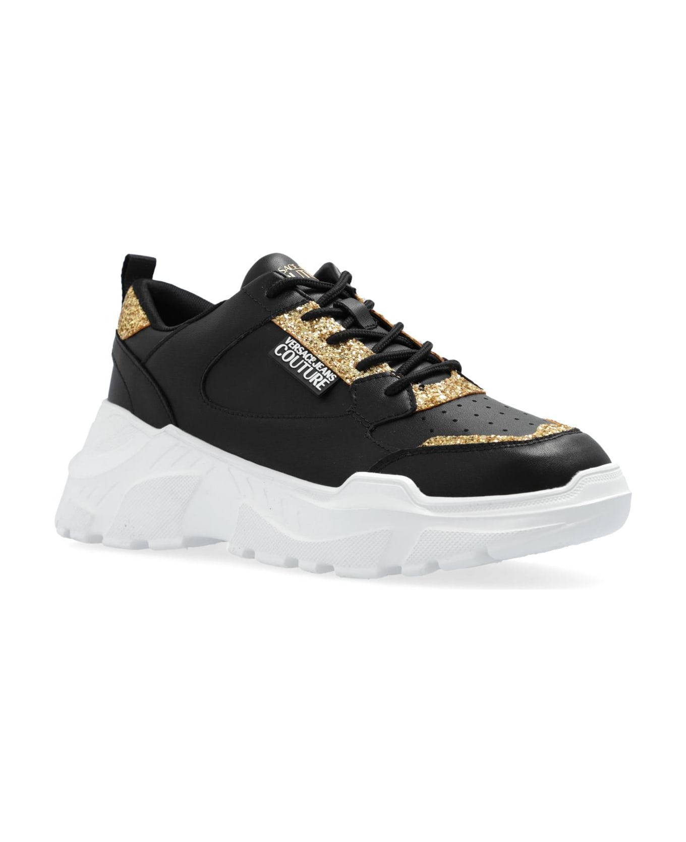 【 VERSACE JEANS COUTURE 】ロゴ スニーカー 送関込 Versace Jeans Couture Sneakers With Logo | italist