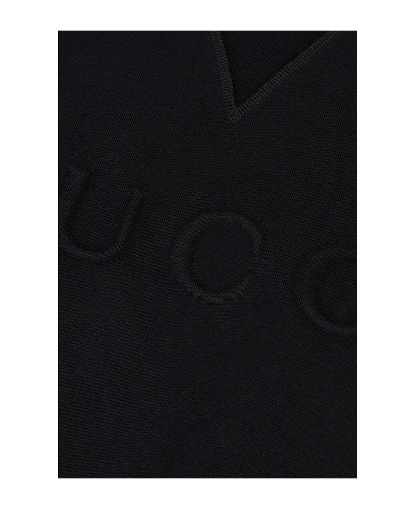 Gucci Black Cotton Blend Oversize Sweatshirt - Nero