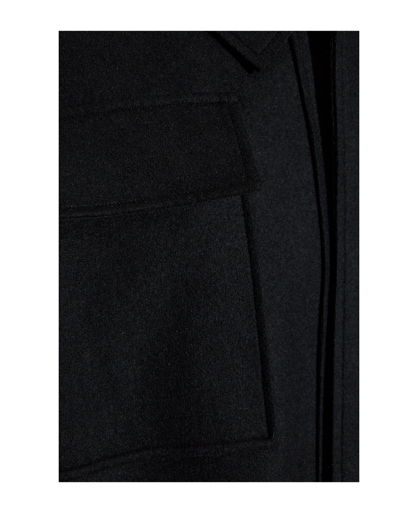 Jil Sander + Wool Shirt - BLACK