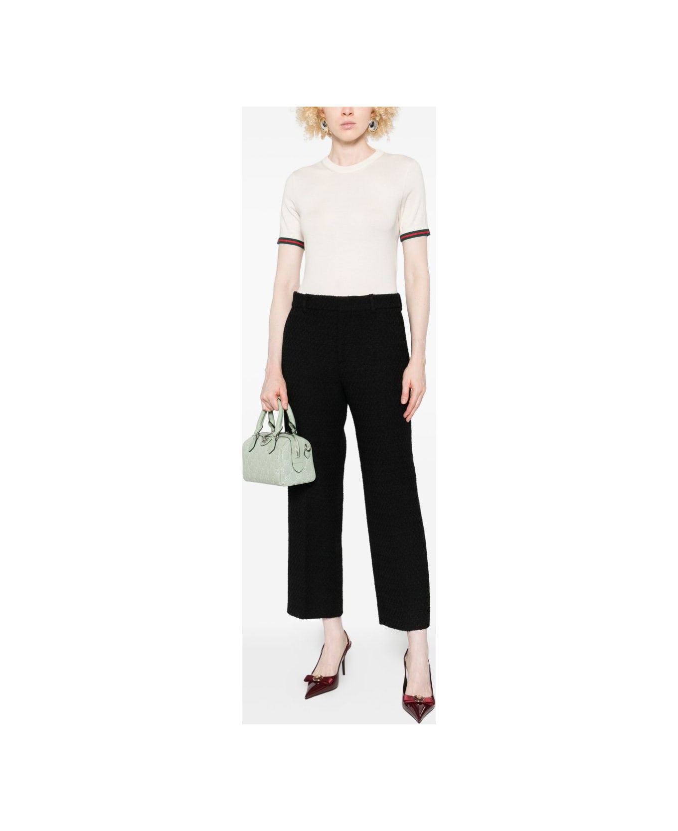 Gucci Cashmere And Silk Top - White