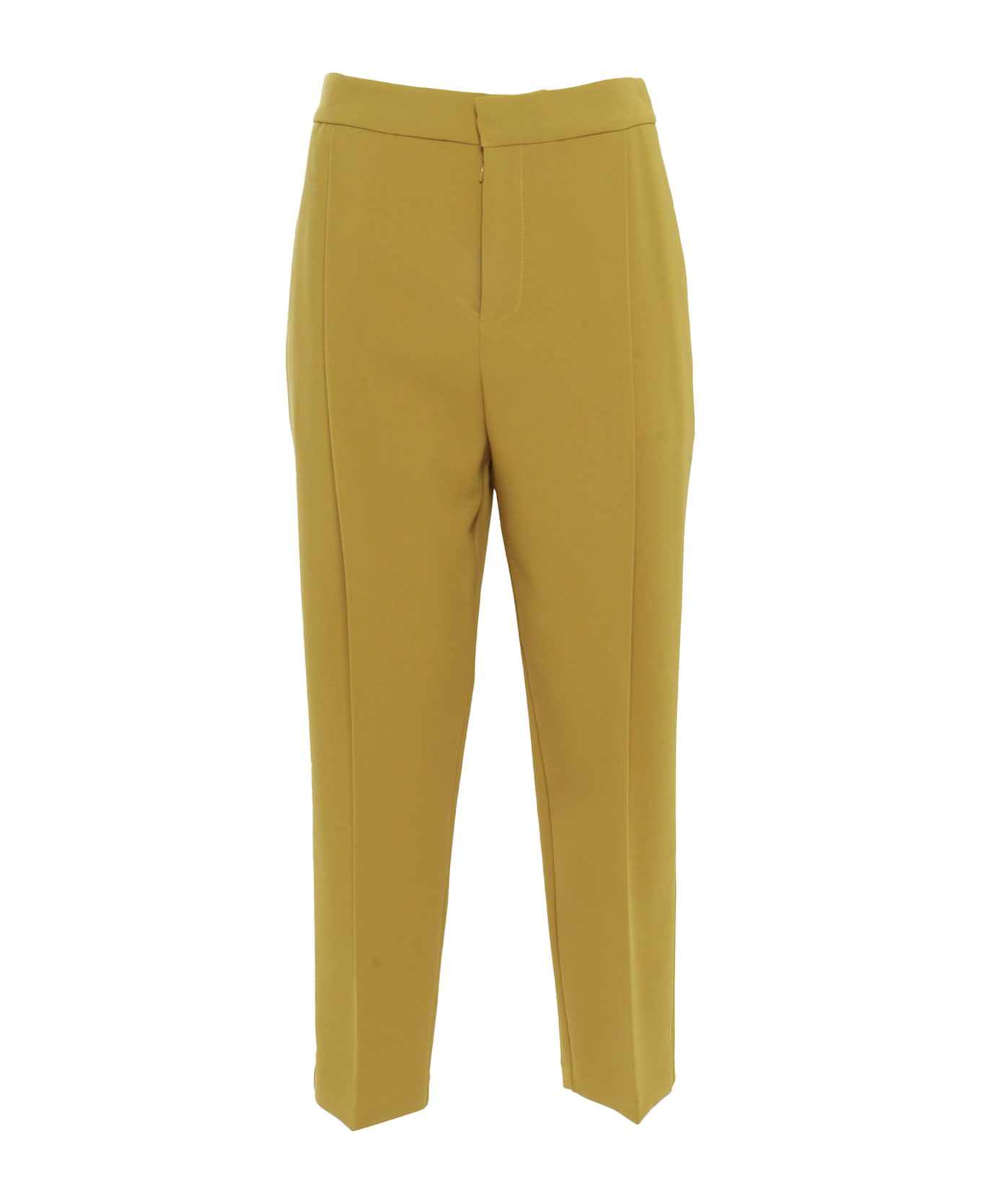 Elisabetta Franchi Elegant Yellow Trousers - YELLOW