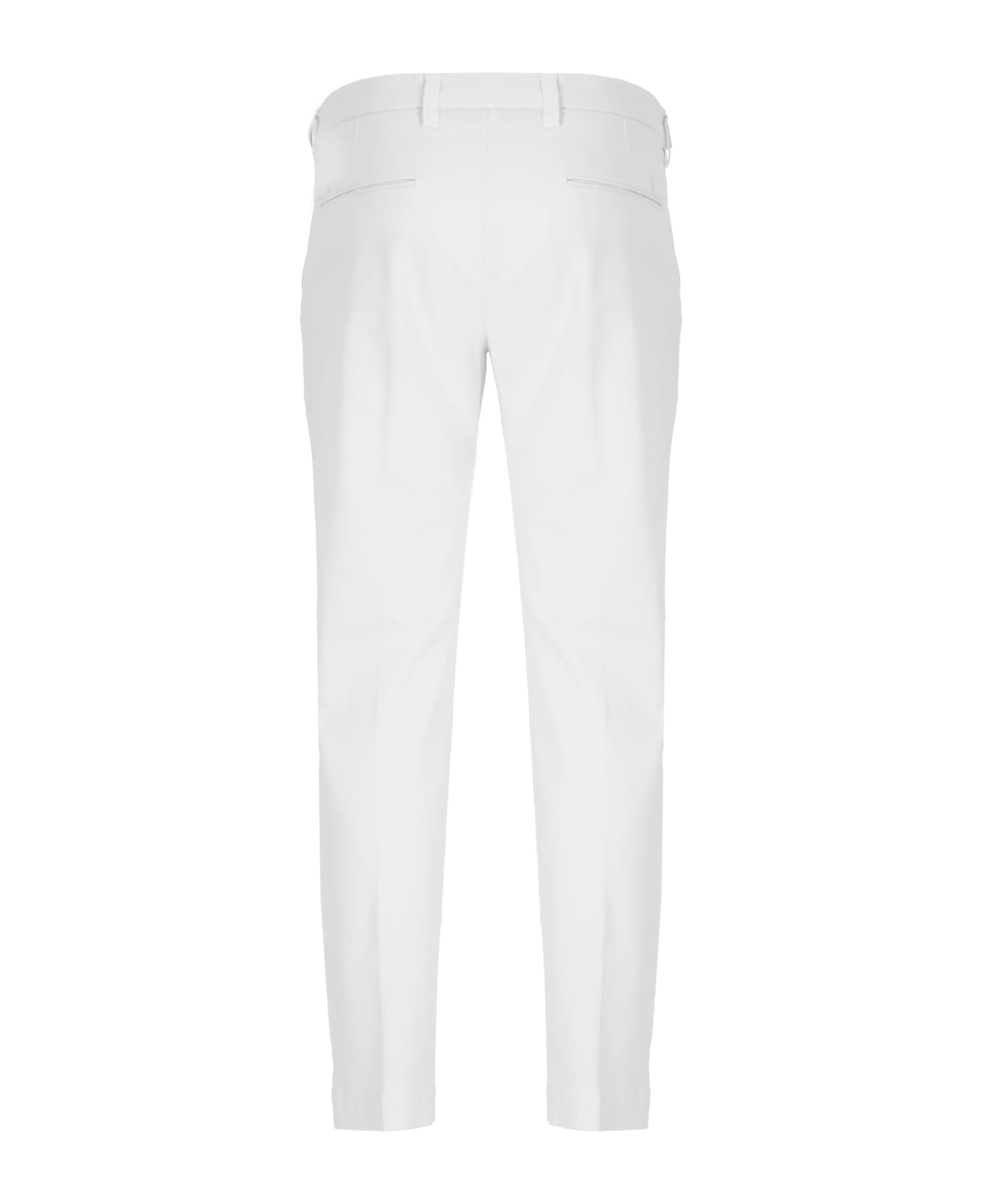 Entre Amis Cotton America Trousers - White