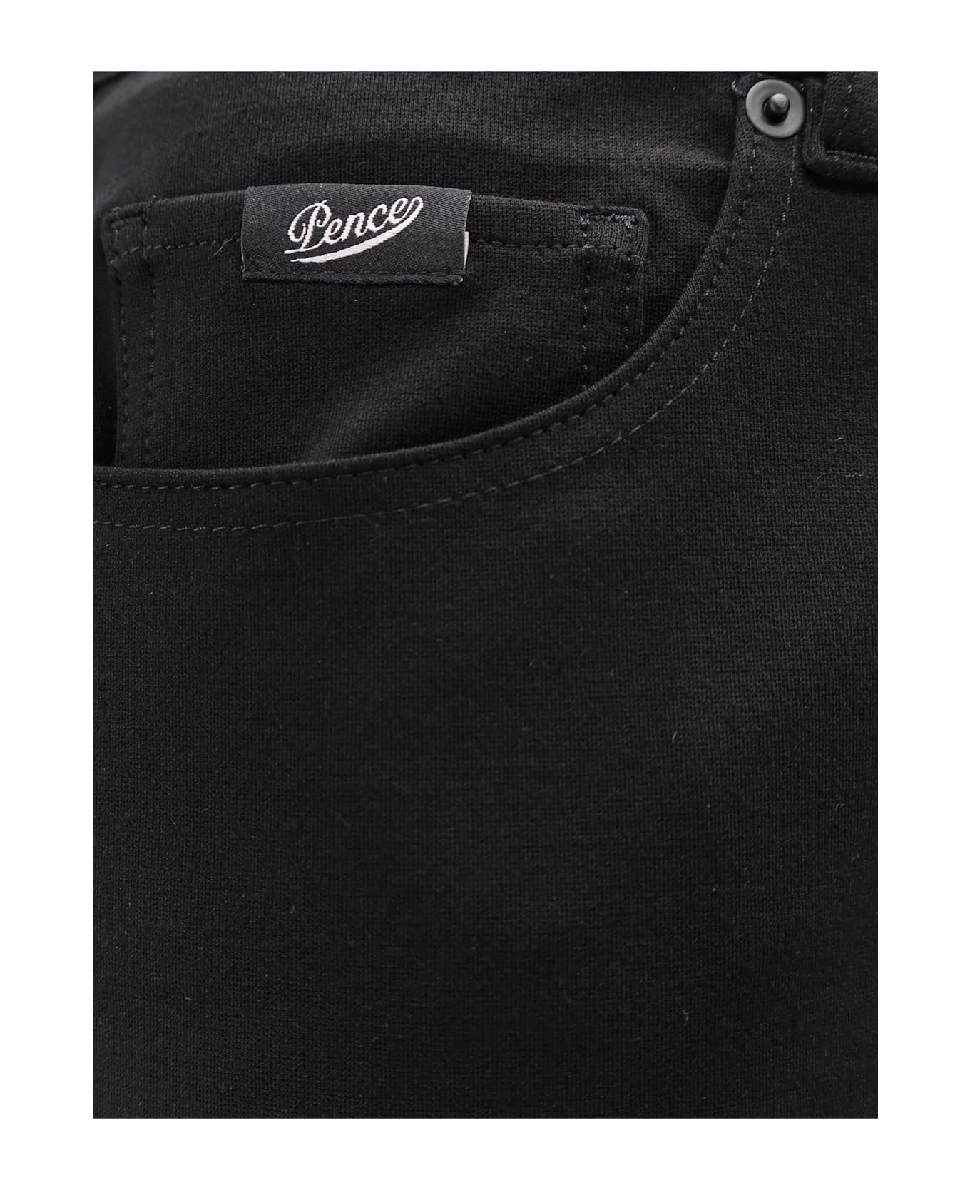 Pence Rico Viscose Blend Trousers - Black