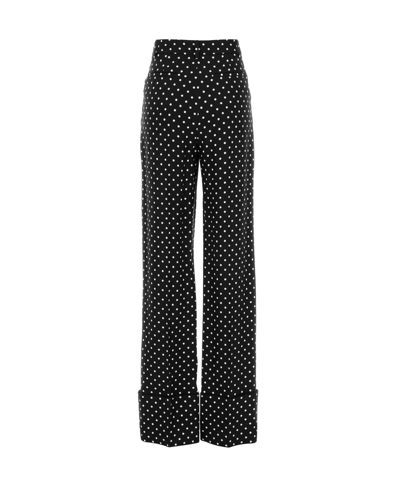 Valentino Garavani Printed Supergran Pant - NEROBETULLA