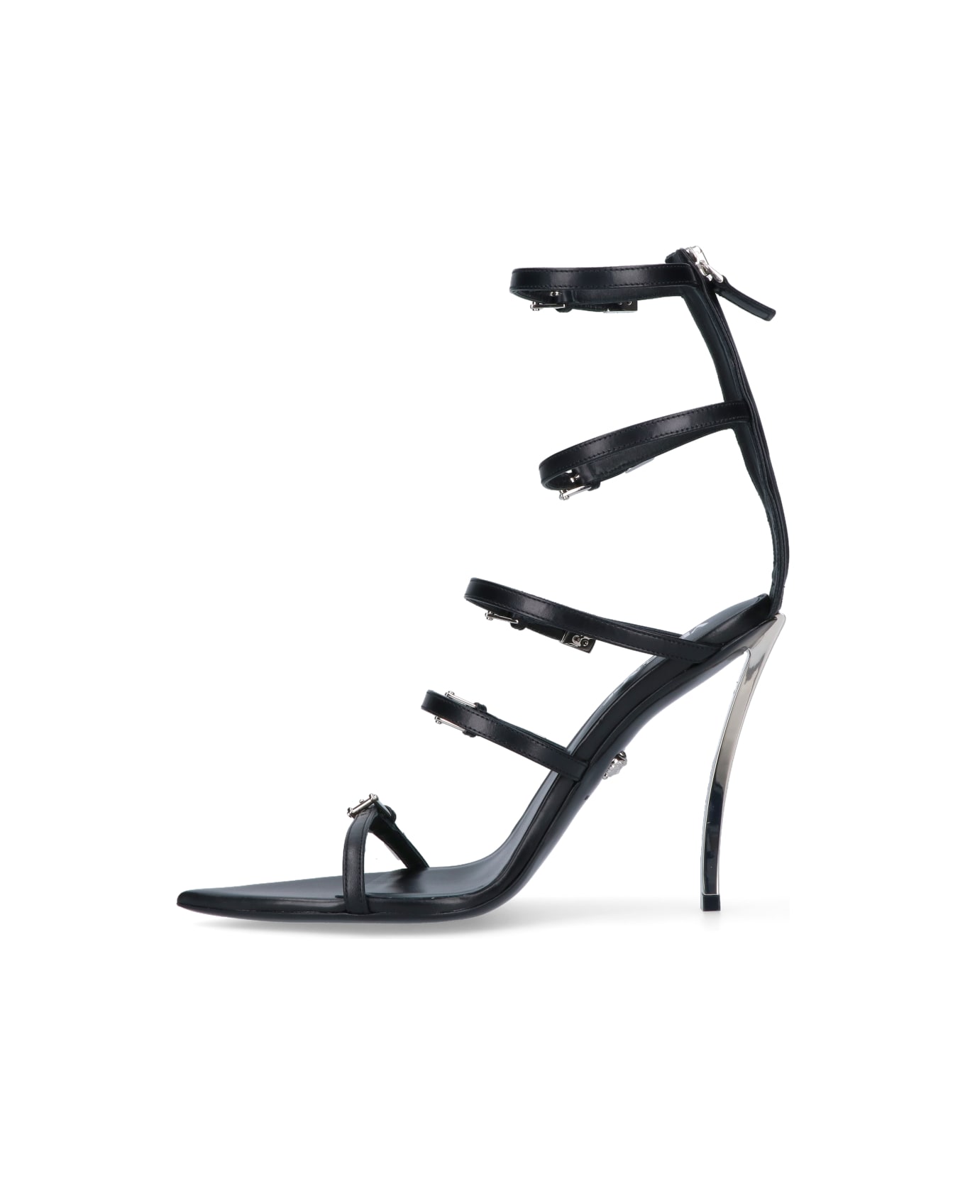 Versace Pin-points Sandals - Black