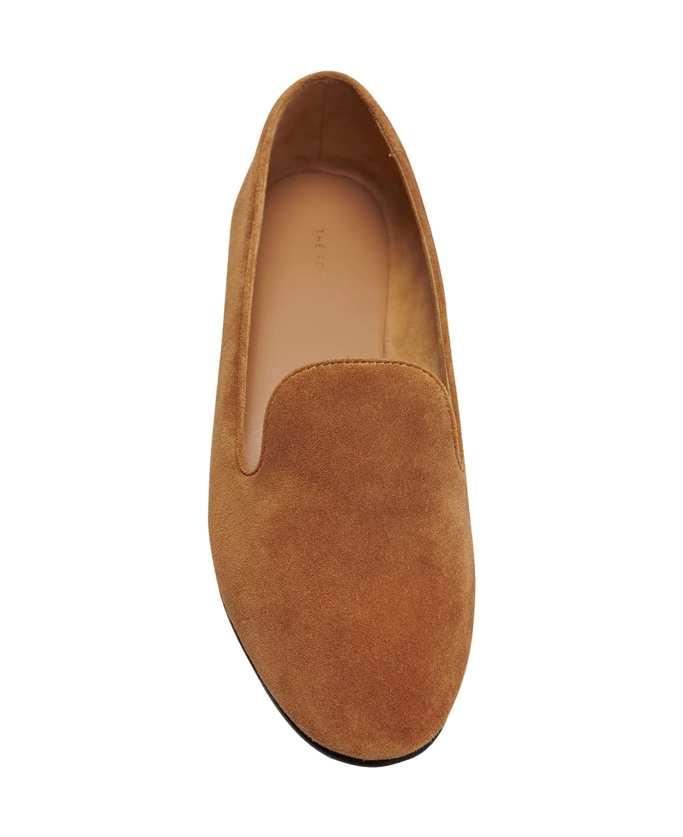The Row Tippi Leather Loafers - Brown