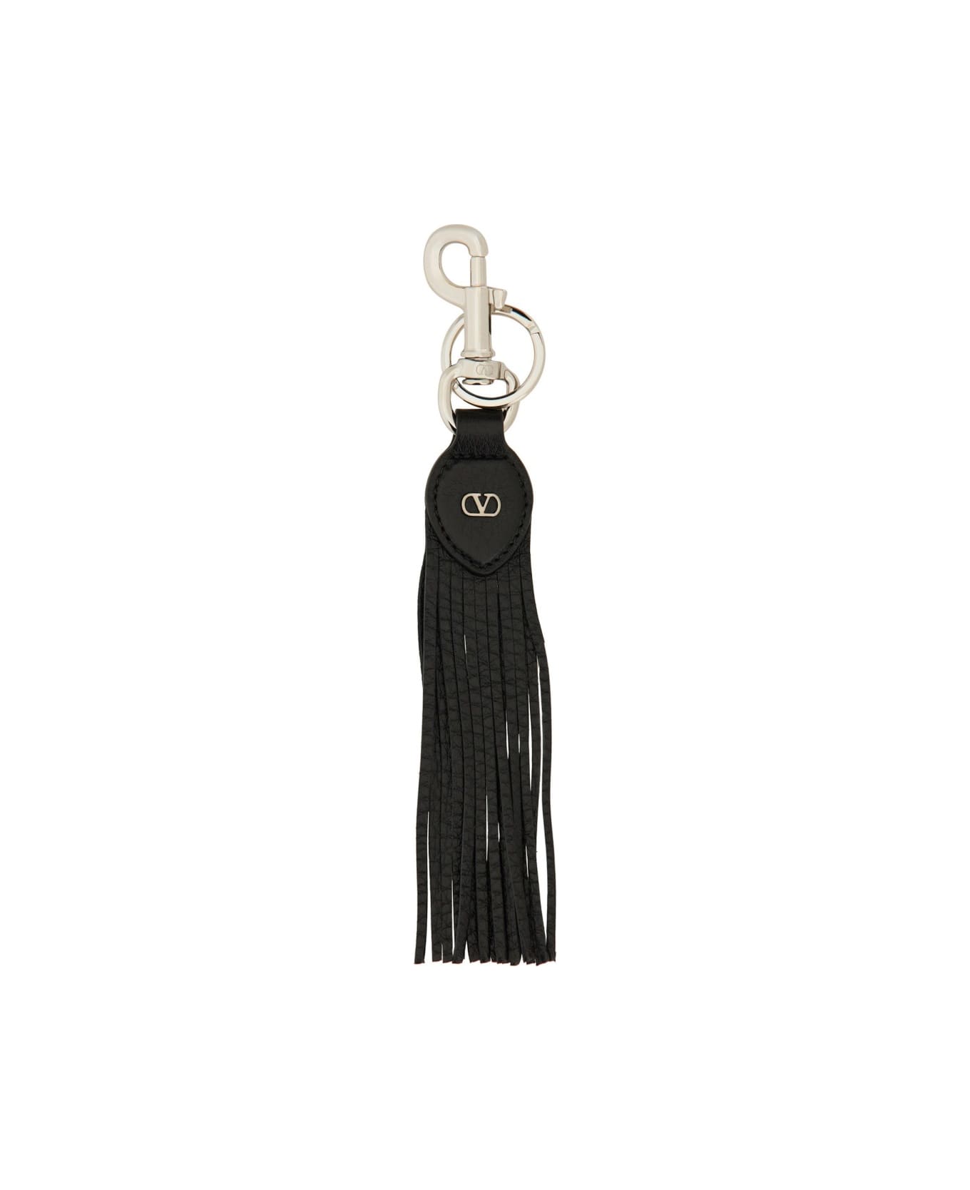 Valentino Garavani "vlogo Signature" Keychain - BLACK