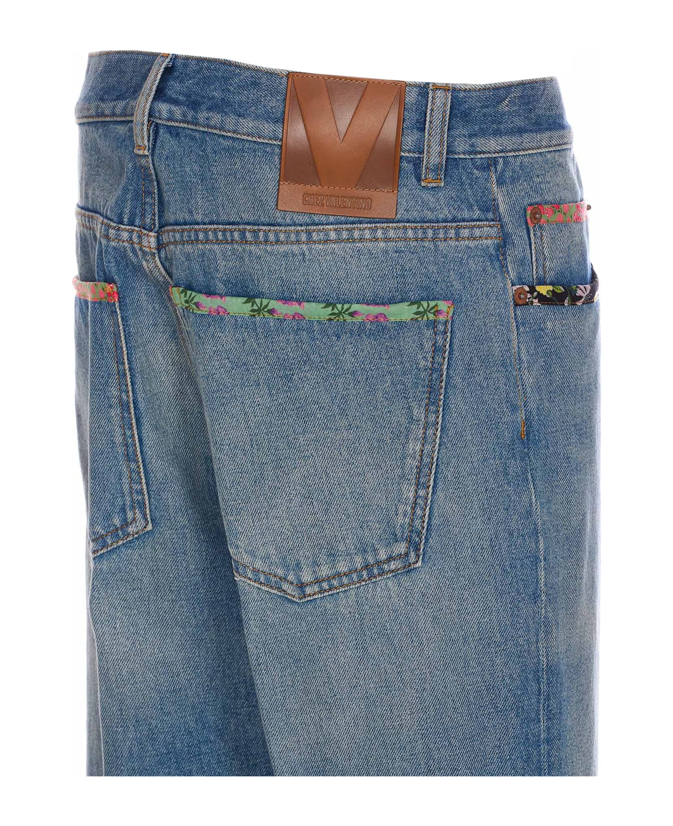 Valentino Garavani Solid Jeans - Blue