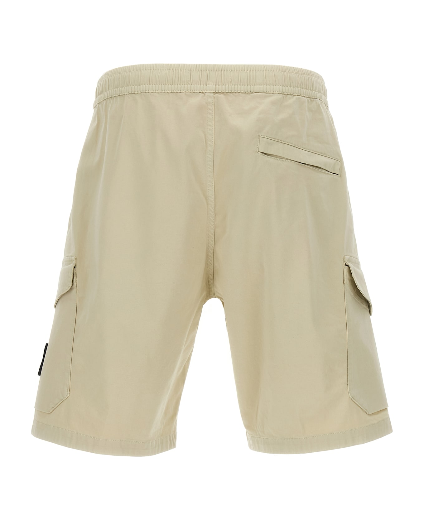 Stone Island Logo Badge Bermuda Shorts
