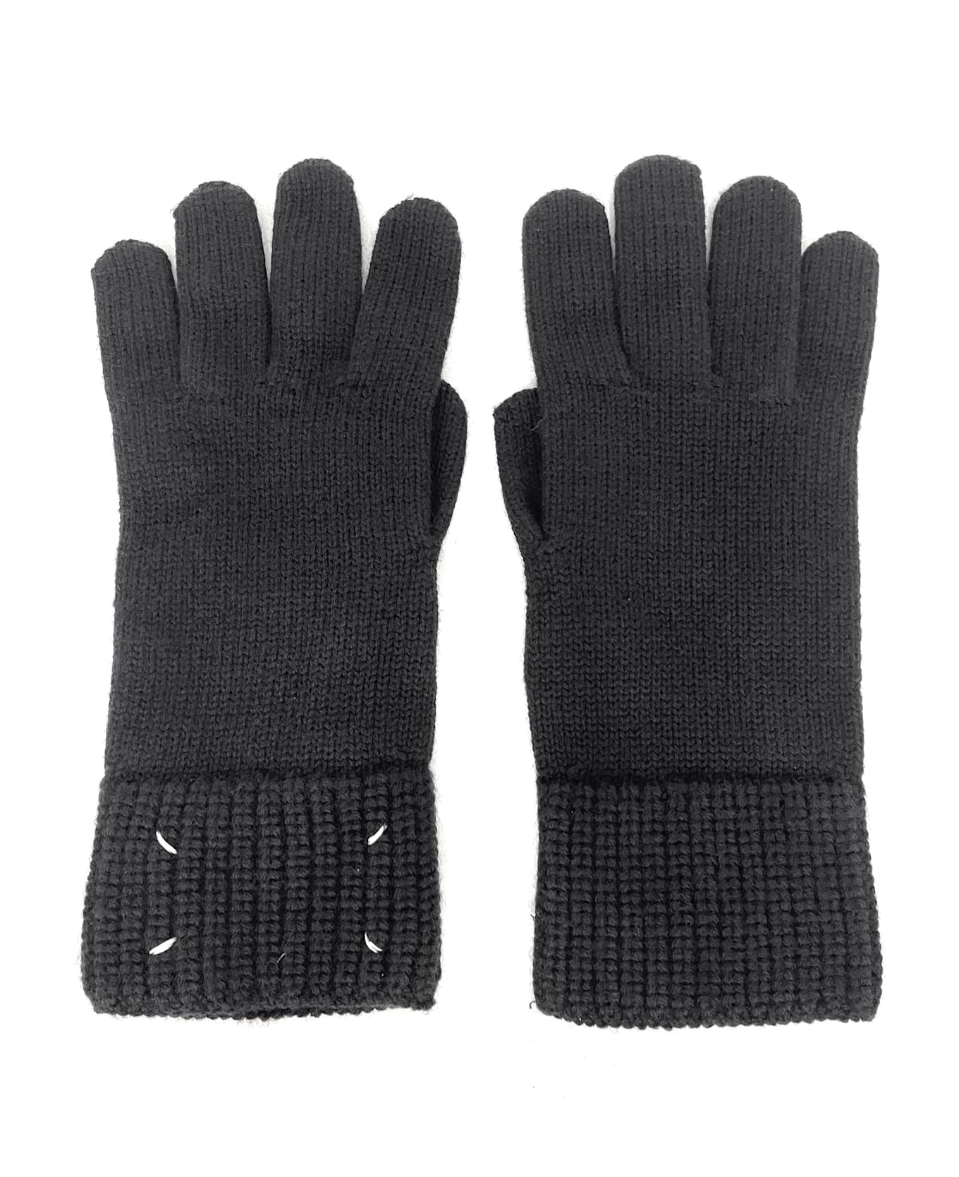 Maison Margiela Wool Gloves - Black