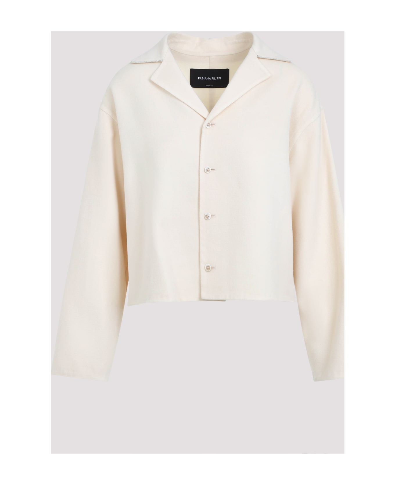 Fabiana Filippi Virgin Wool Jacket - Vaniglia