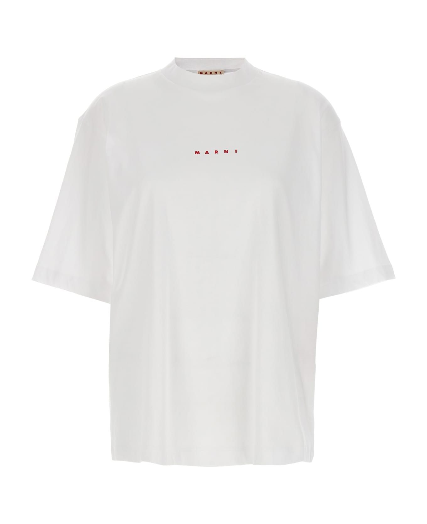 Marni Logo Print T-shirt - White
