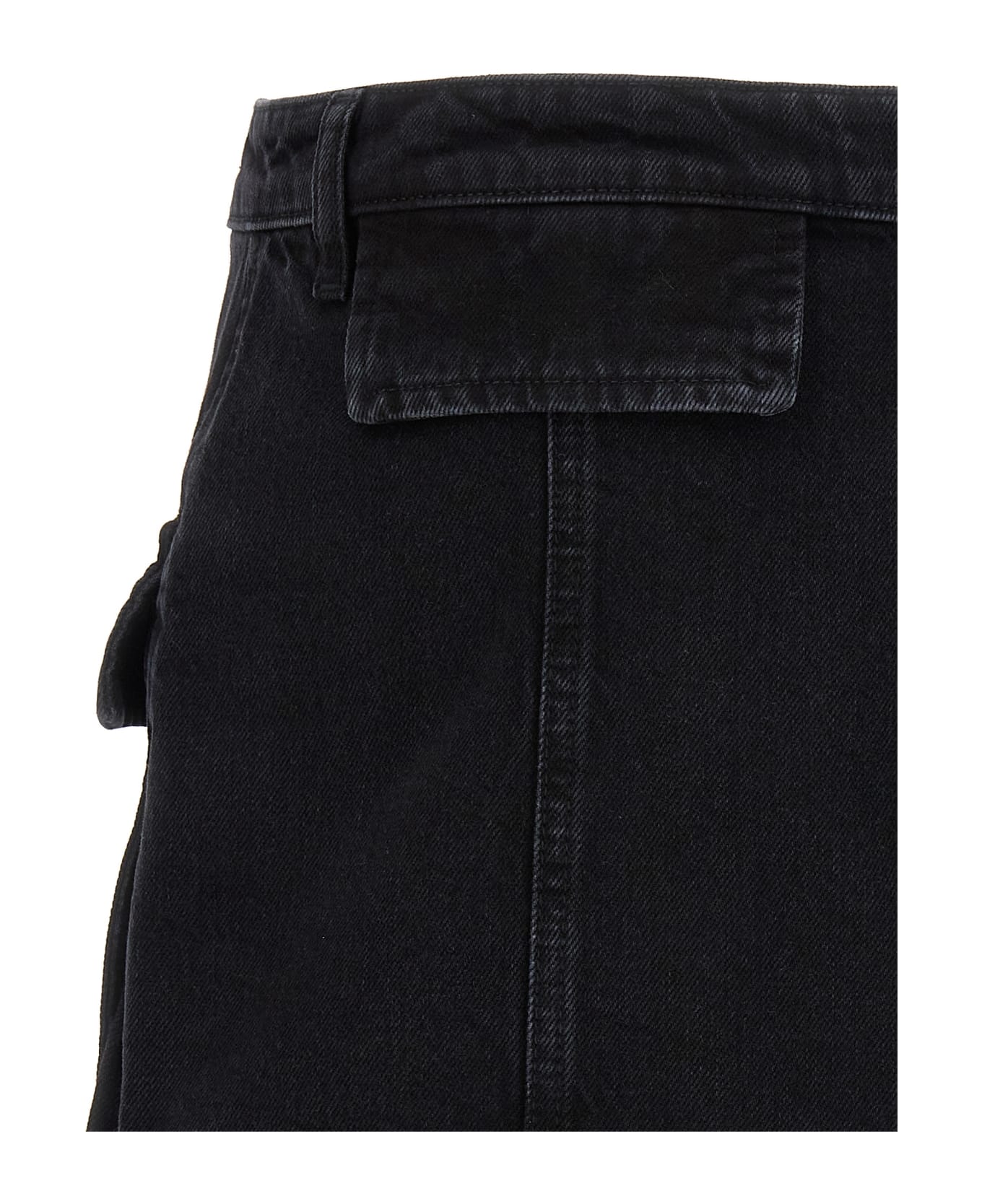 3x1 Cargo Mini Skirt - Black  
